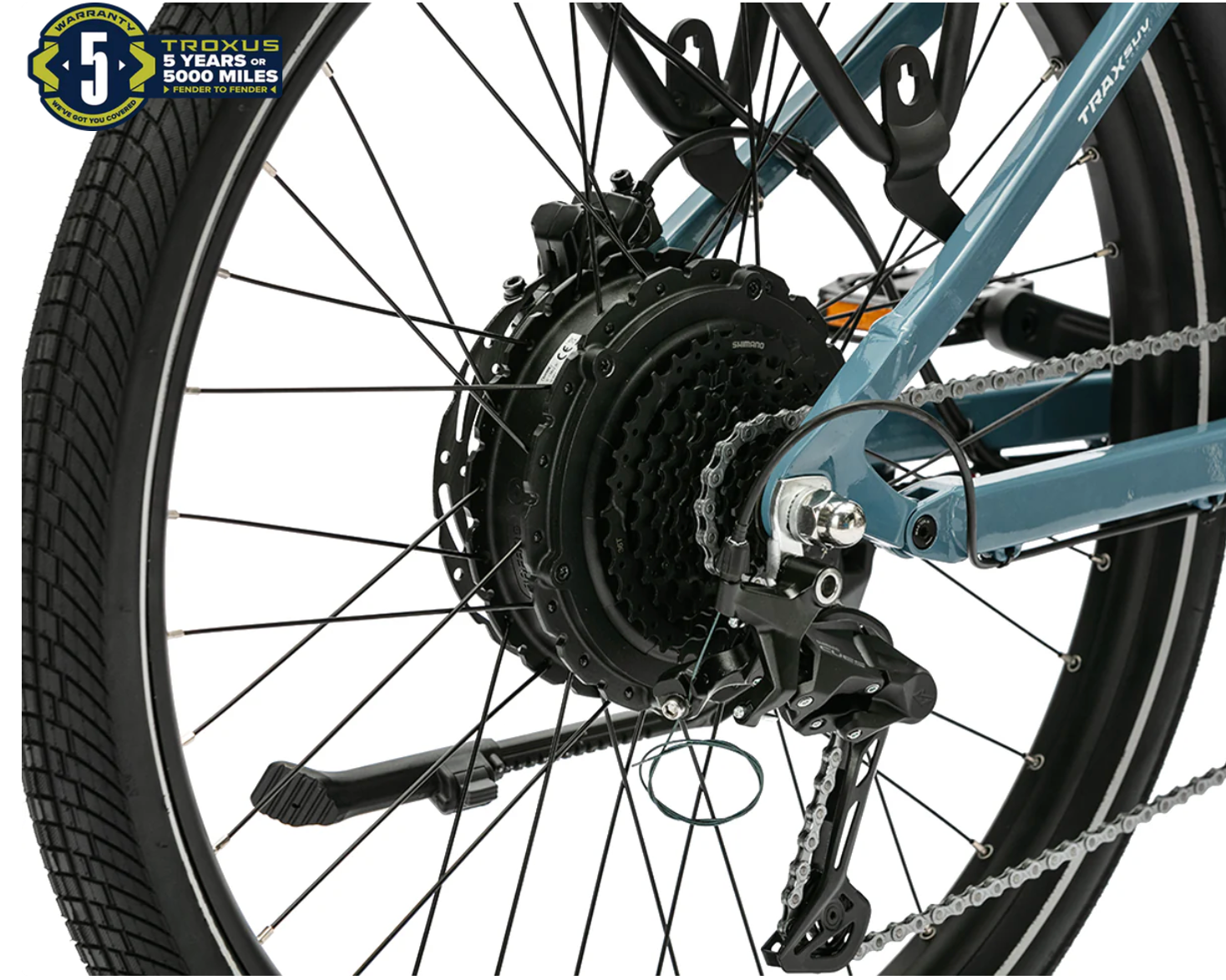 Troxus Trax SUV Dual Suspension Commuter Electric Bike