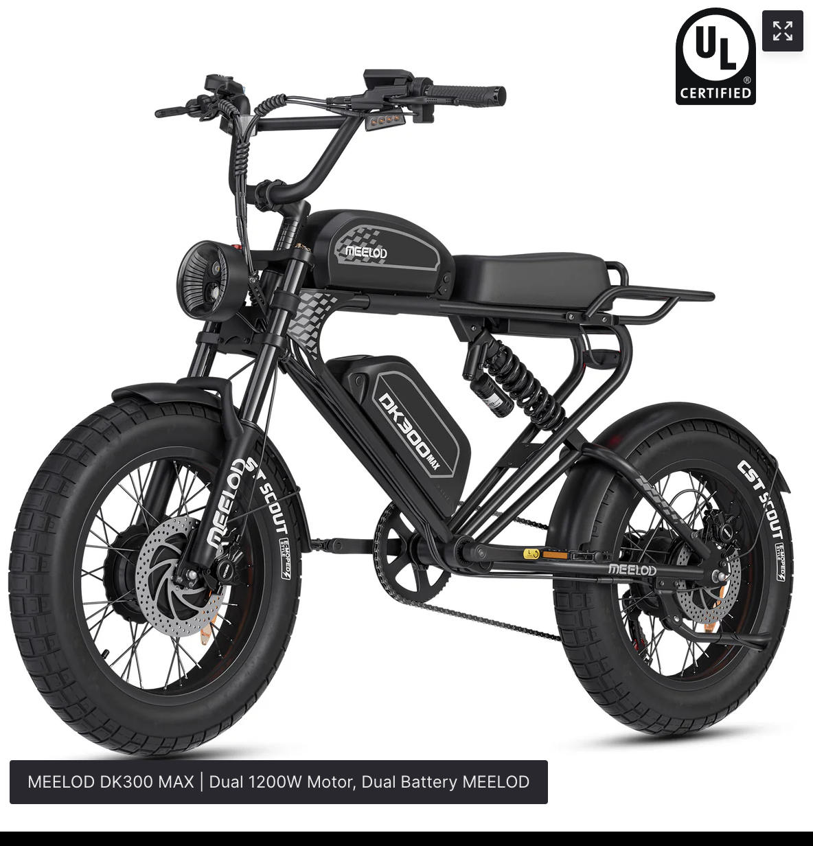 Meelod DK300 Max Dual Motor Dual Battery Full Suspension Electric Bike