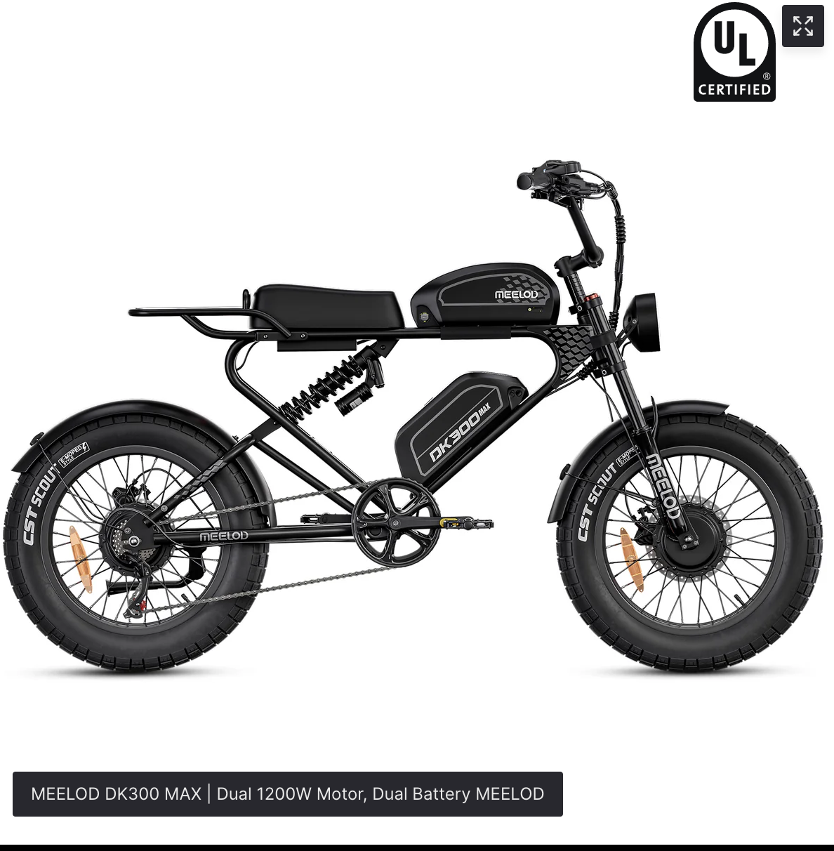 Meelod DK300 Max Dual Motor Dual Battery Full Suspension Electric Bike