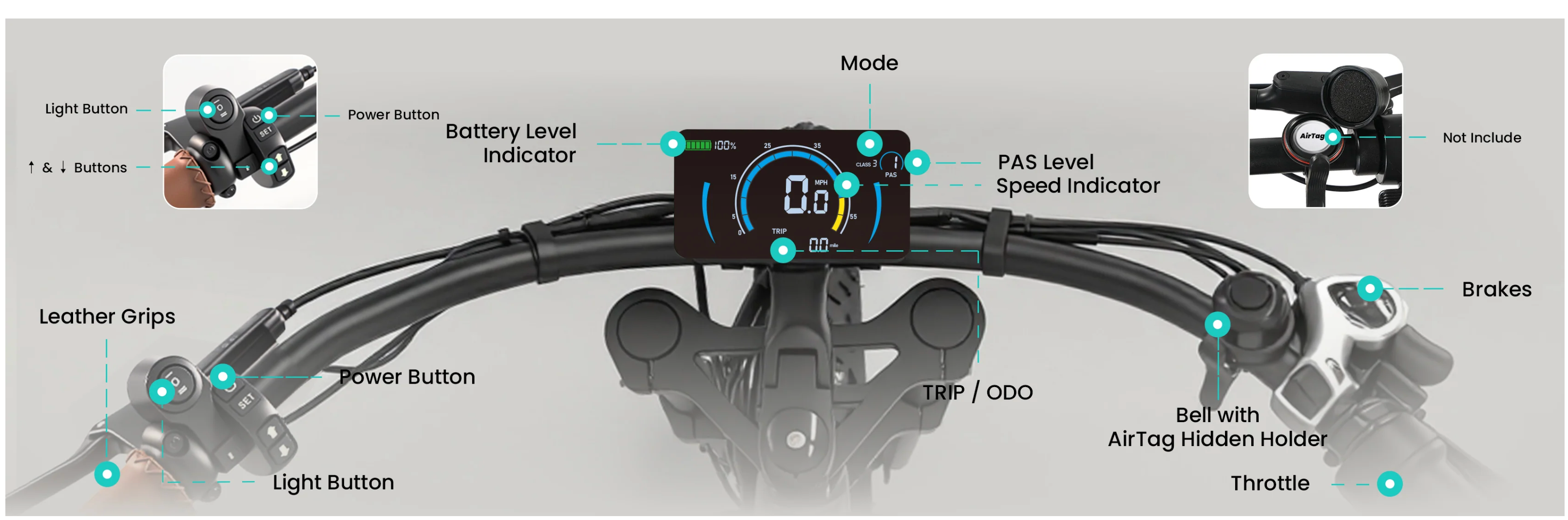 REVI Cheetah Fat Tire Electric Bike BONUS