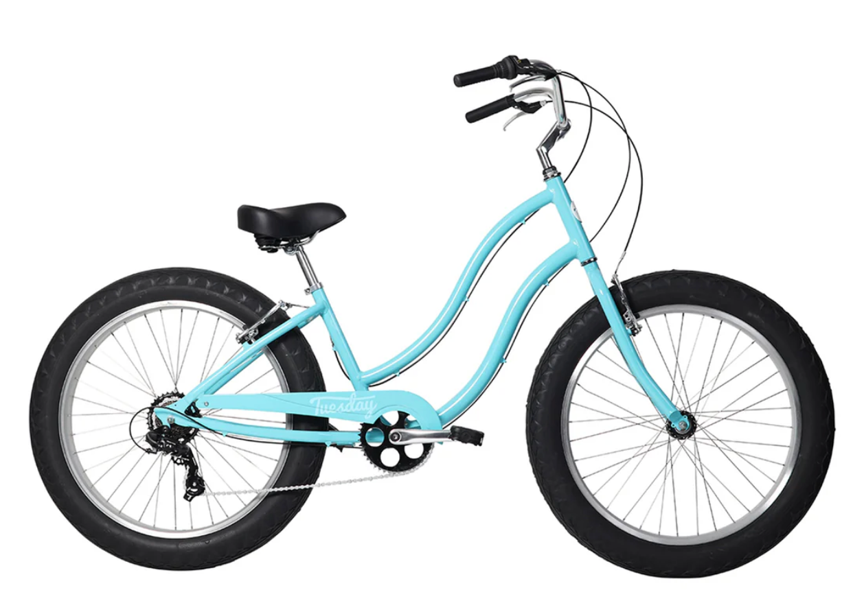 Tuesday Cycle Fat Tuesday LS Beach Cruiser bike Surf Blue