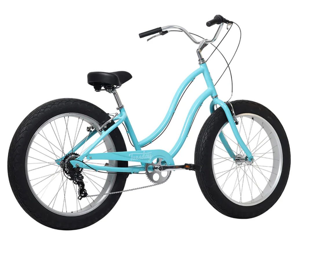 Tuesday Cycle Fat Tuesday LS Beach Cruiser bike Surf Blue