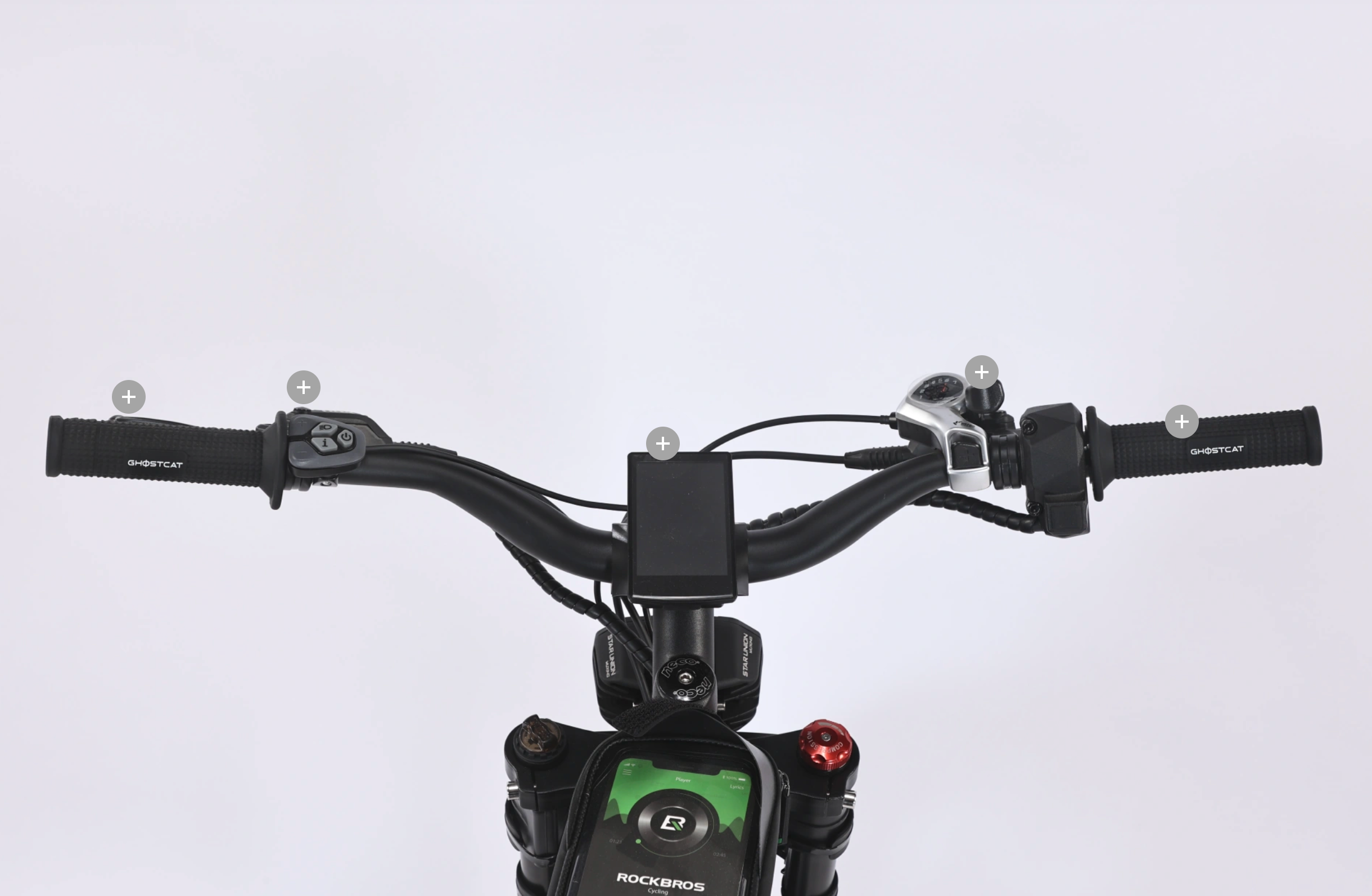 GHOSTCAT F3 750W Class 2 Full Suspension Electric Moto Bike