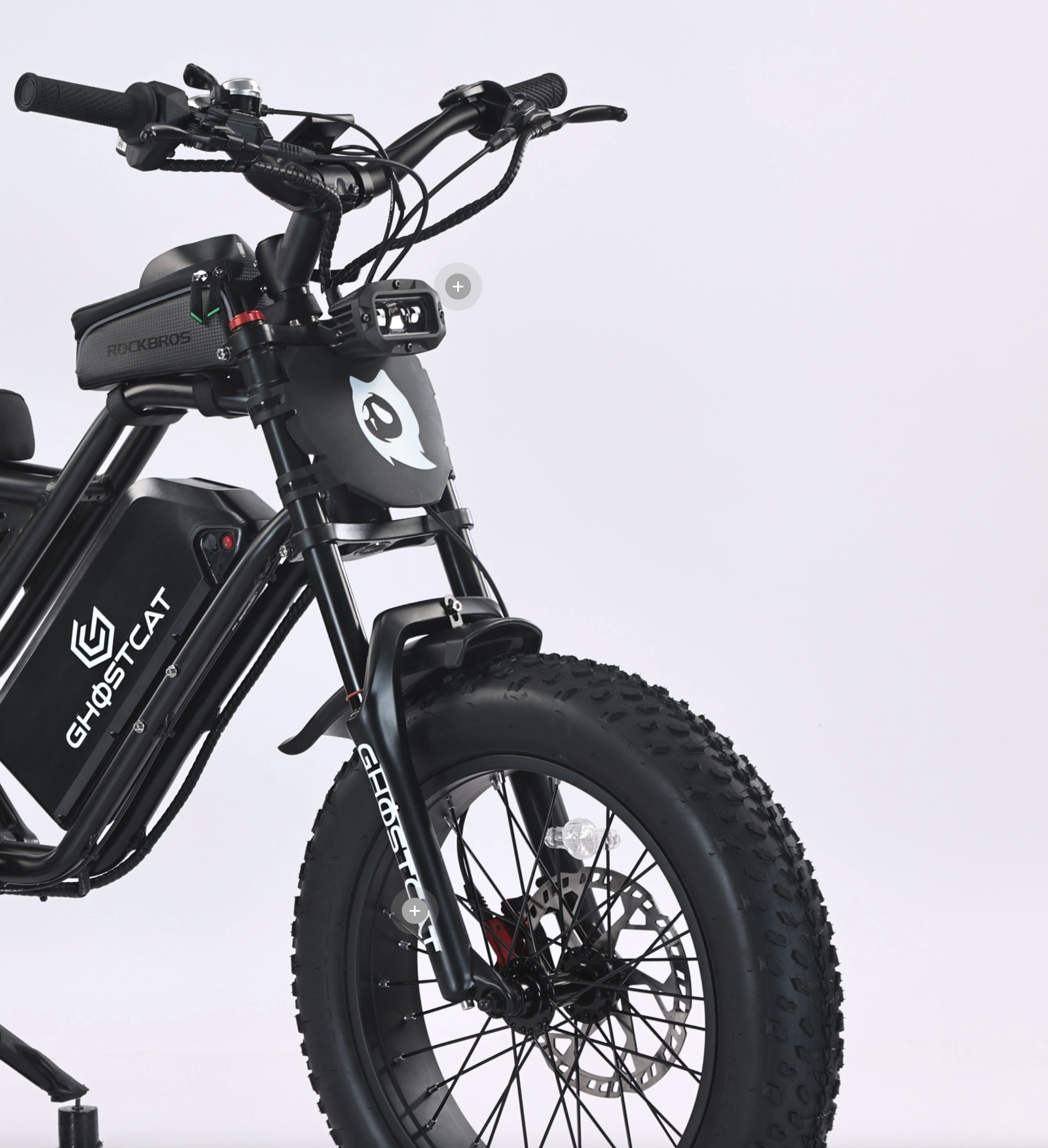 GHOSTCAT F3 750W Class 2 Full Suspension Electric Moto Bike