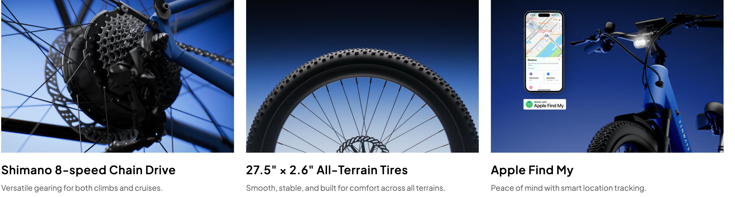 Tenways Wayfarer Step Thru Electric Bike BONUS