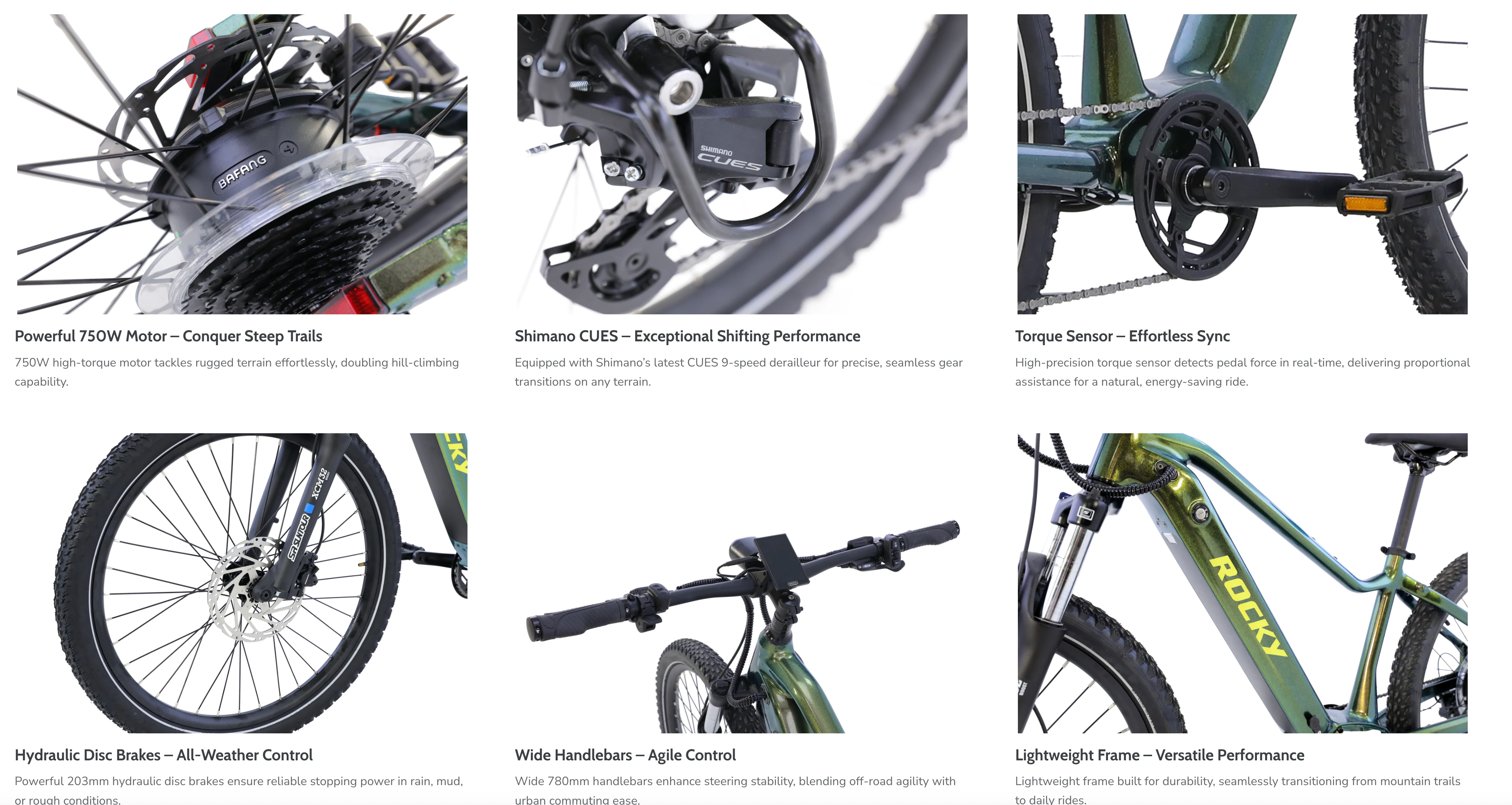 Aima Rocky Electric Mountain Bike