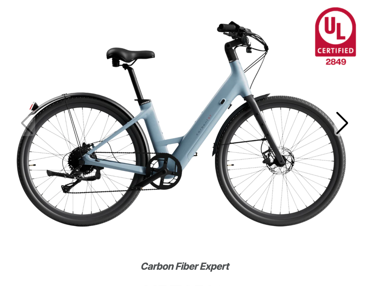 Urtopia Carbon  Classic Step Thru Electric Bike BONUS