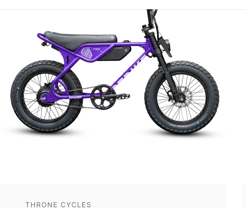 Strike Spyder 500 Moto Style Electric Bike