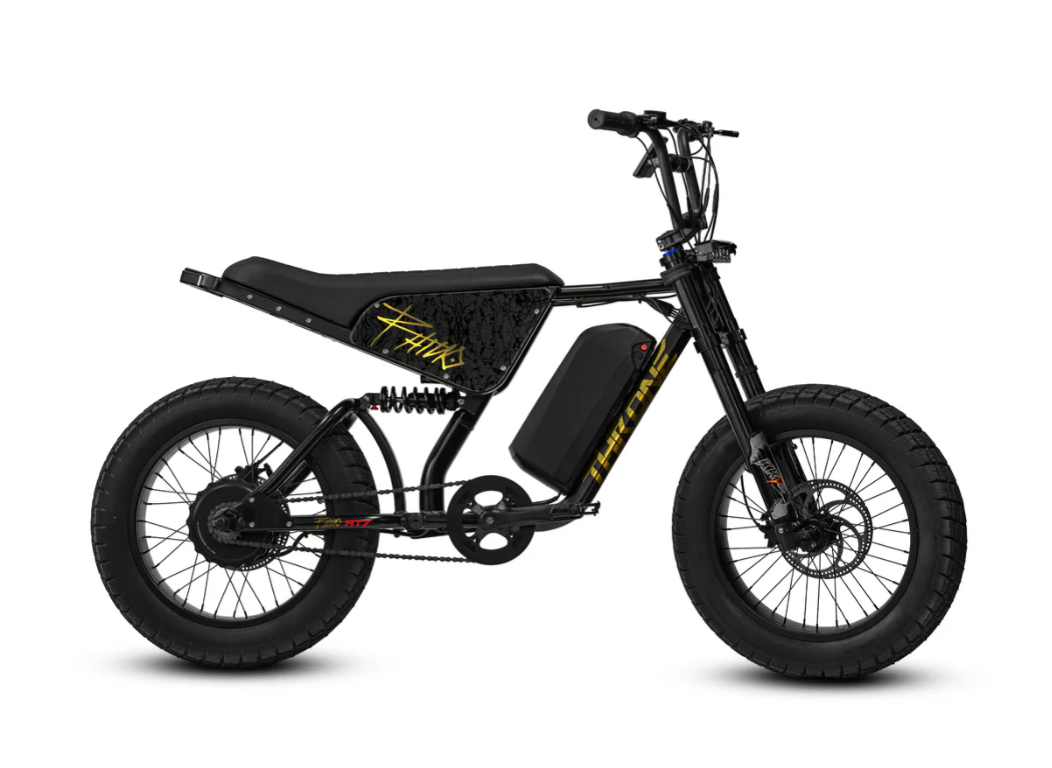Throne Cycles Rhino AT7 Moto Style Electric Bike
