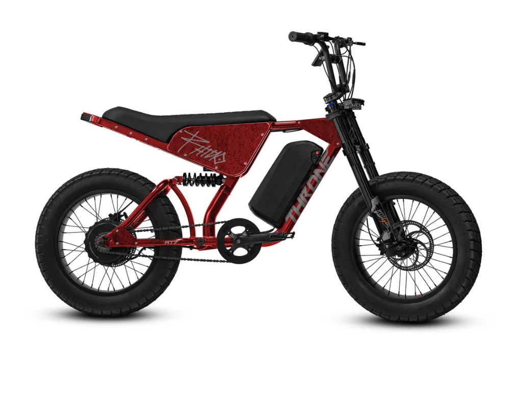 Throne Cycles Rhino AT7 Moto Style Electric Bike