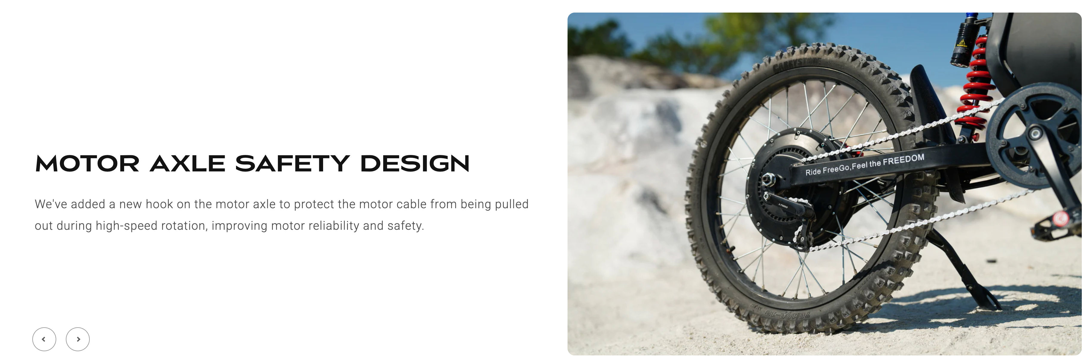 Freego  X3 Full Suspension Electric Dirt Bike