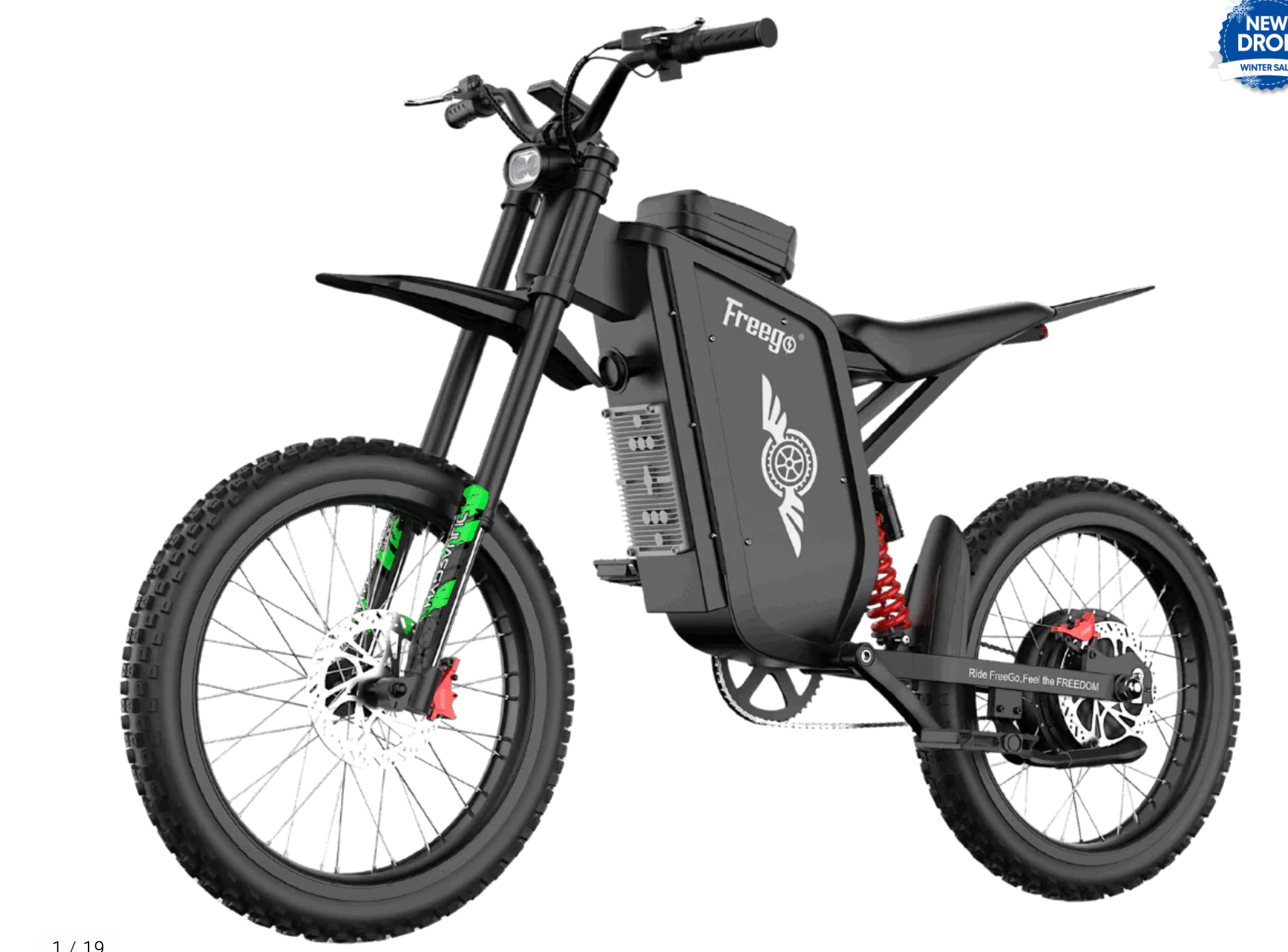 Freego  X3 Full Suspension Electric Dirt Bike