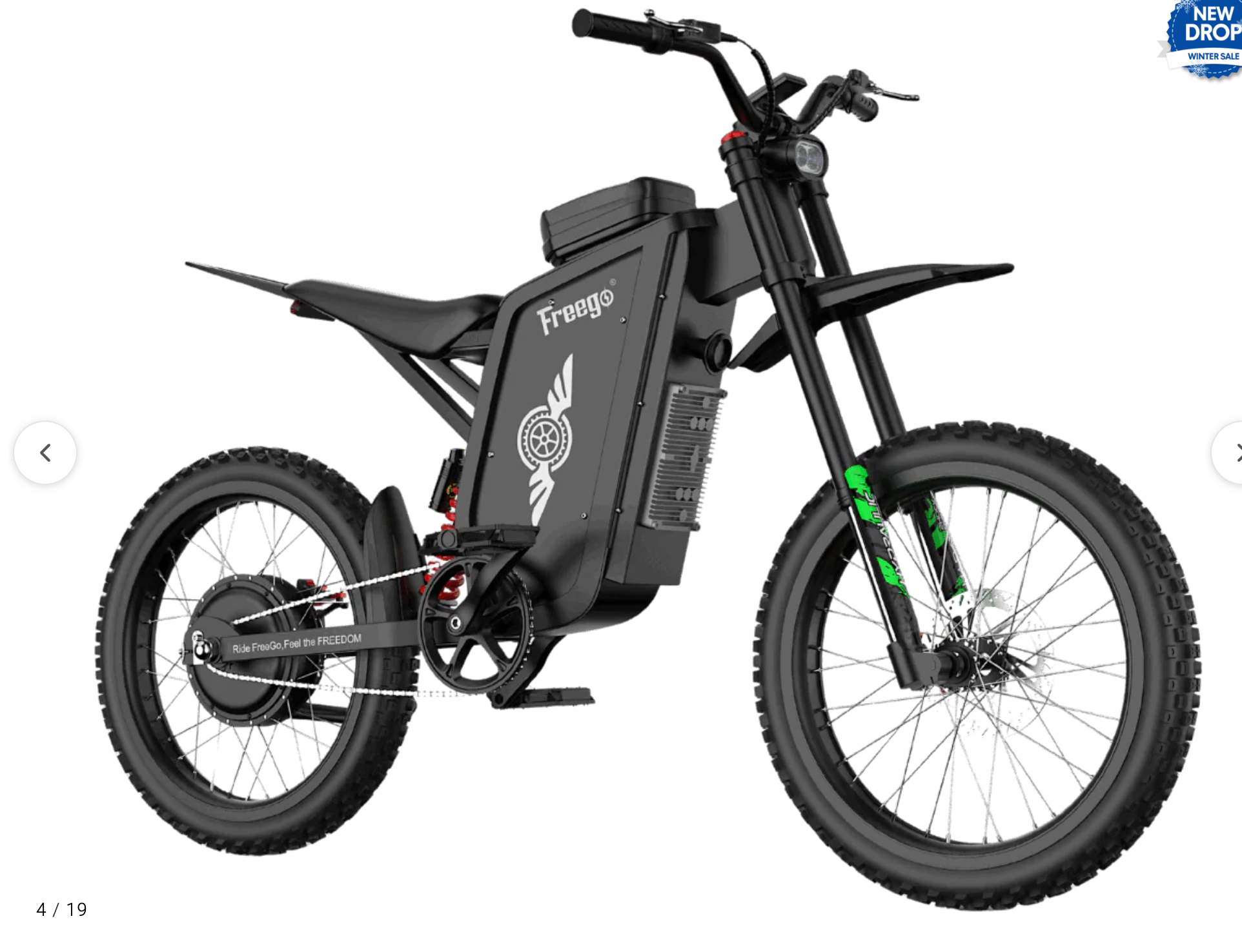Freego  X3 Full Suspension Electric Dirt Bike