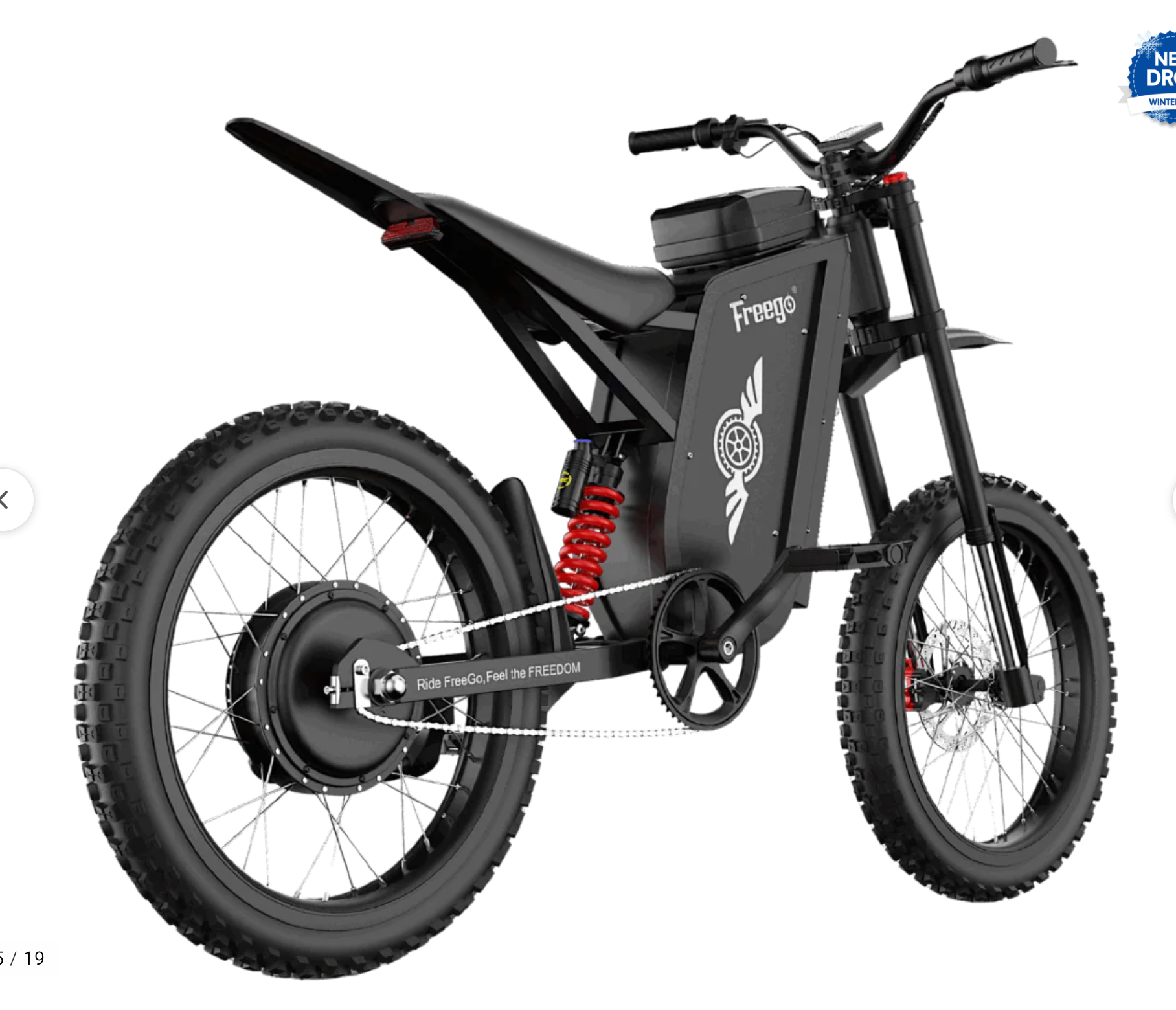 Freego  X3 Full Suspension Electric Dirt Bike