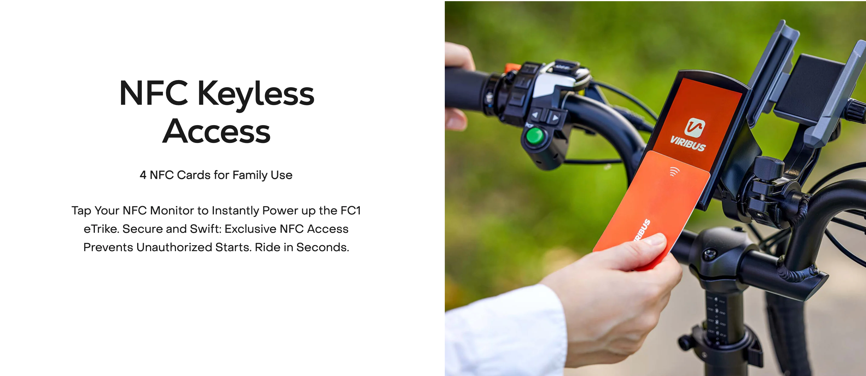 Viribus FC2 Folding Electric Trike Bike