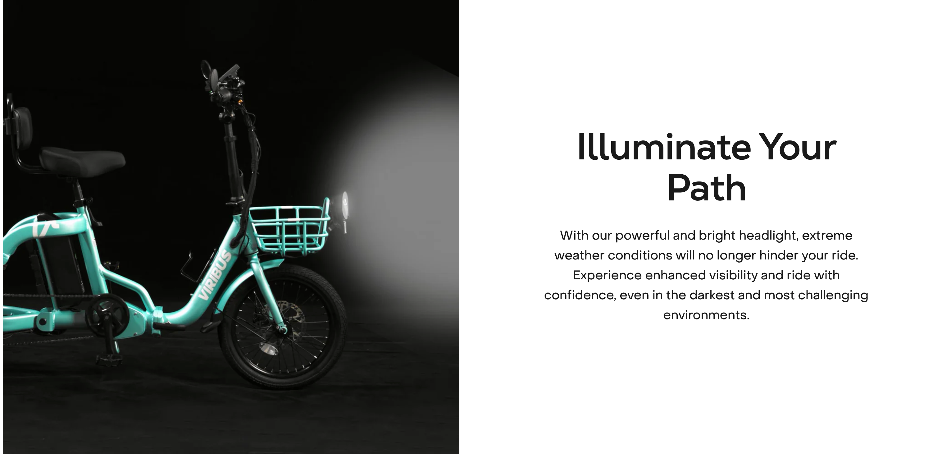 Viribus FC2 Folding Electric Trike Bike