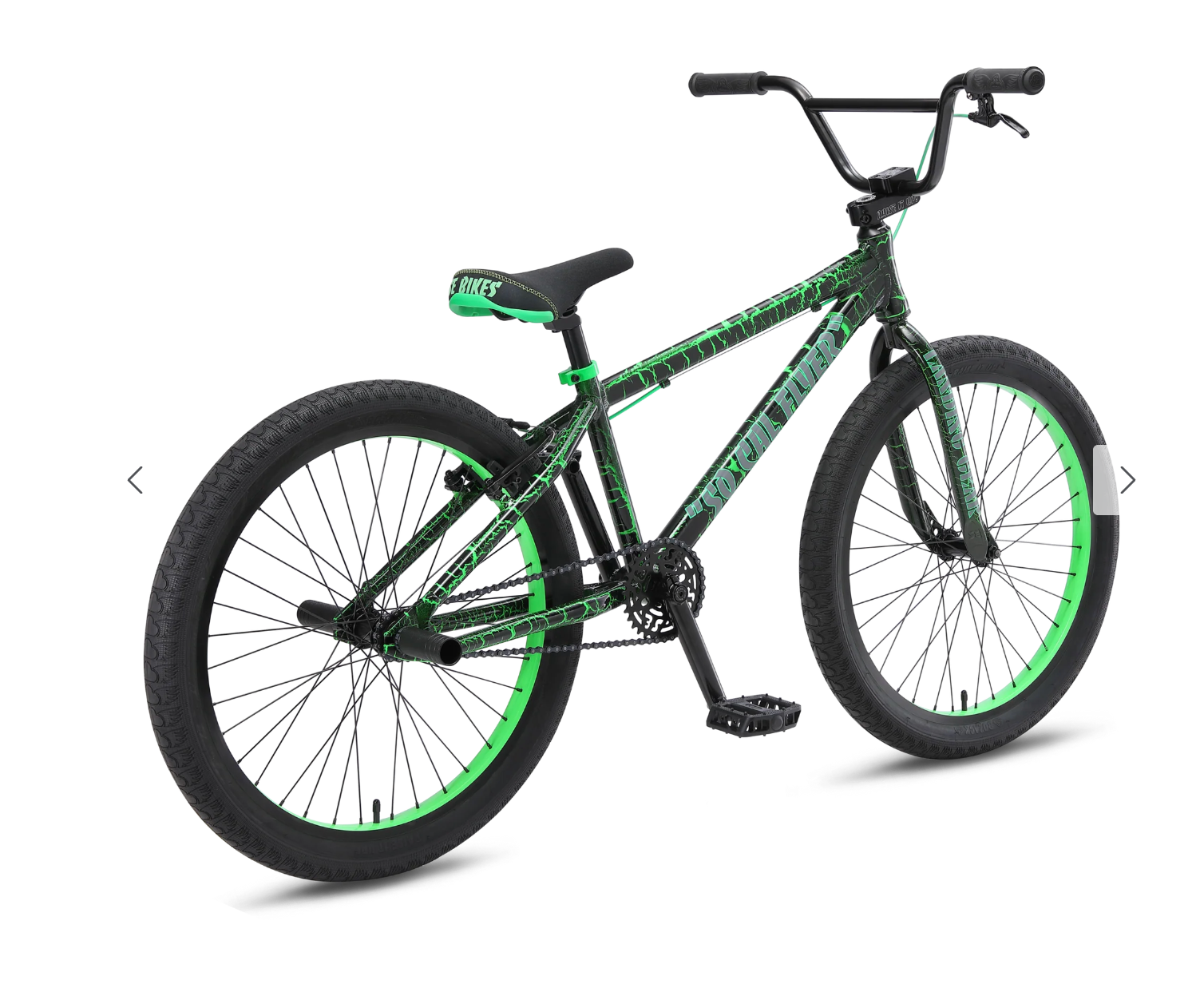 SE Bikes So Cal Flyer 24 BMX Bike Green Crackle 2026