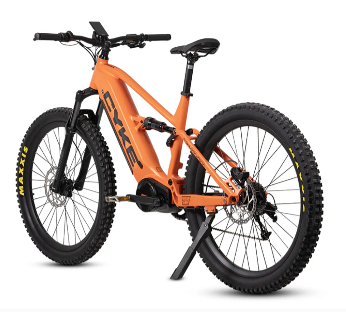 CYKE Falcon S Full Suspension MidDrive Electric Mountain Bike