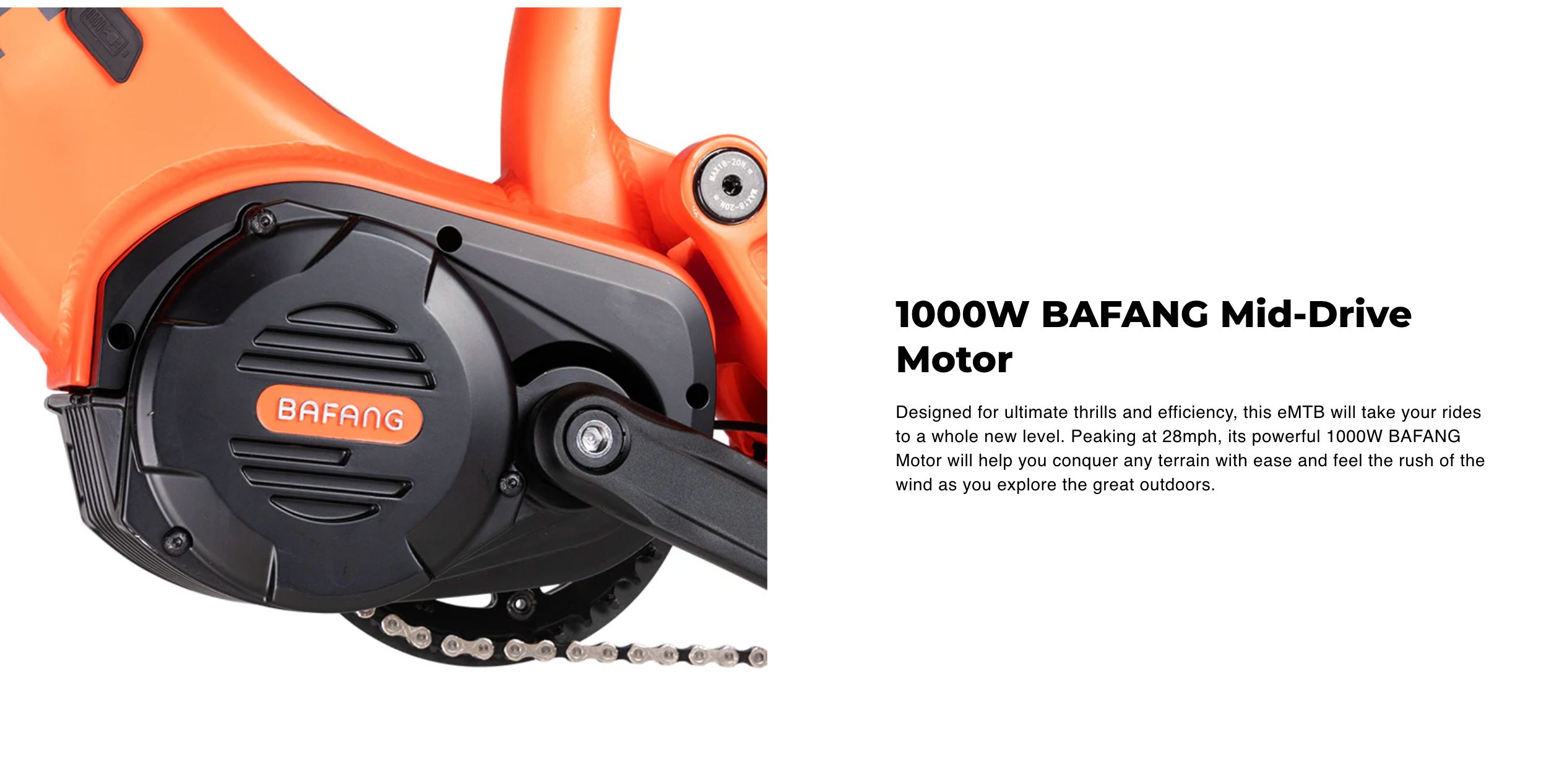 CYKE Falcon S Full Suspension MidDrive Electric Mountain Bike