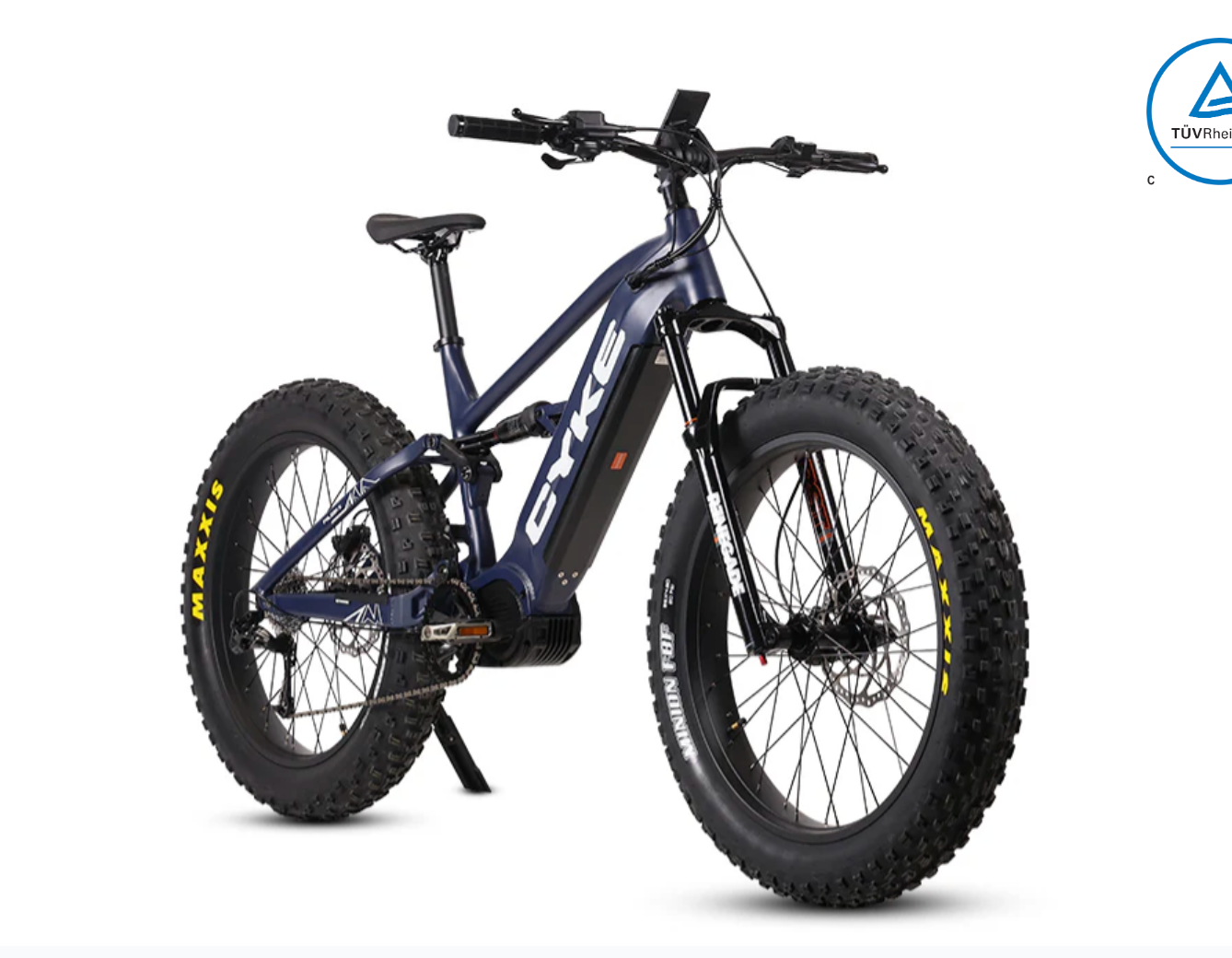 CYKE Falcon X Full Suspension MidDrive Electric Mountain Bike