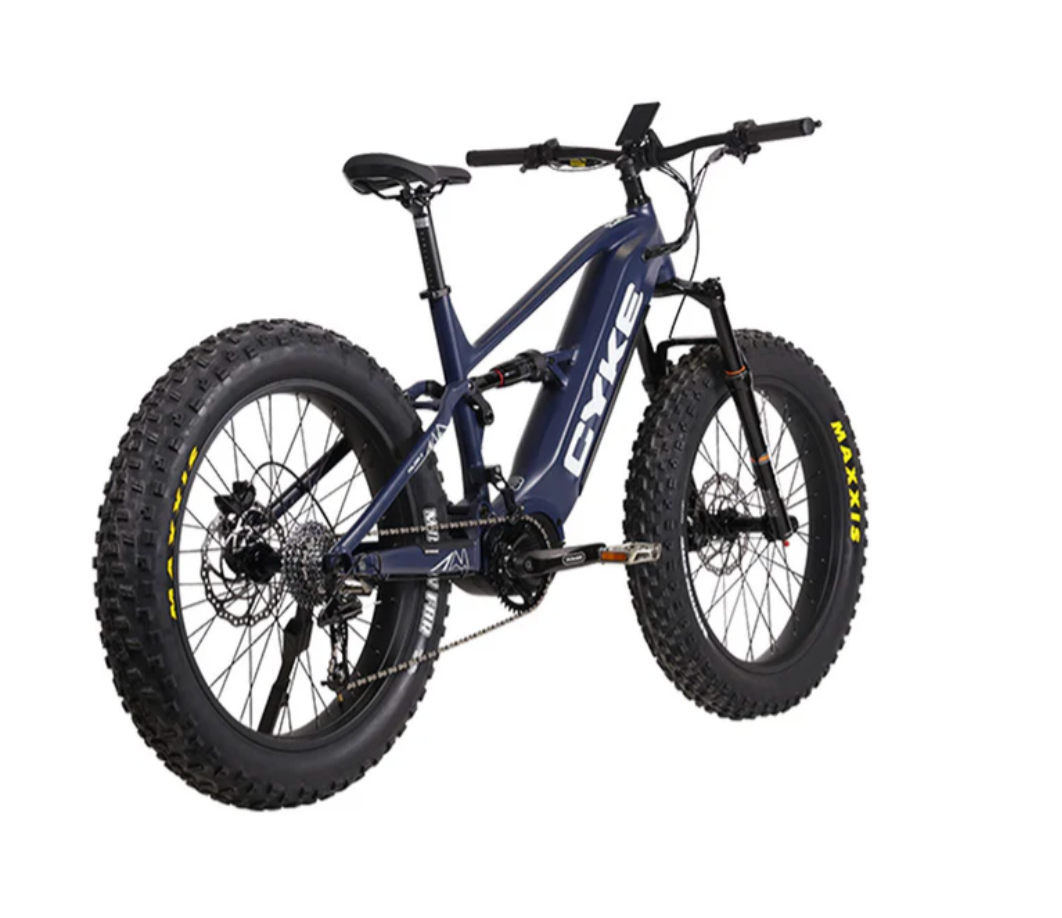 CYKE Falcon X Full Suspension MidDrive Electric Mountain Bike