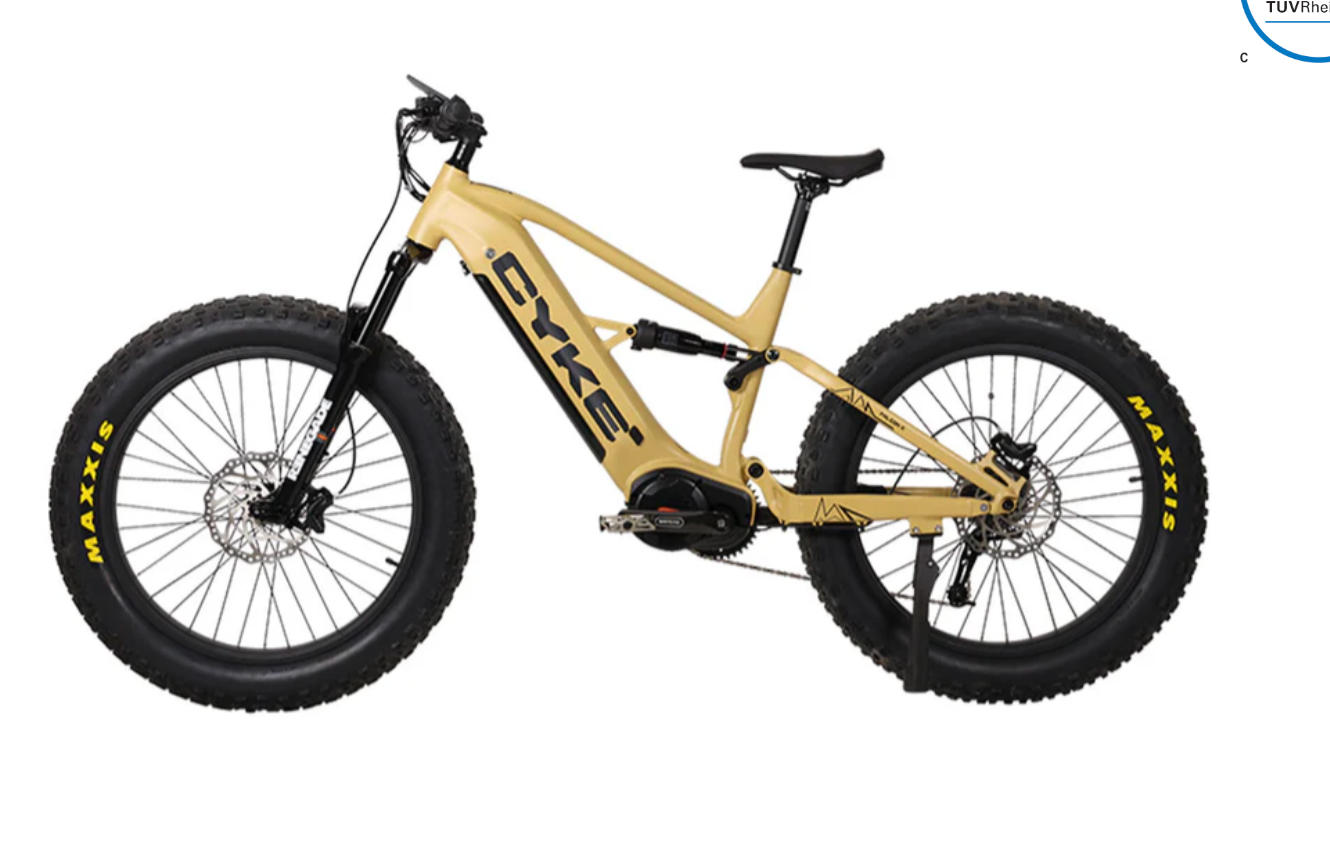 CYKE Falcon X Full Suspension MidDrive Electric Mountain Bike