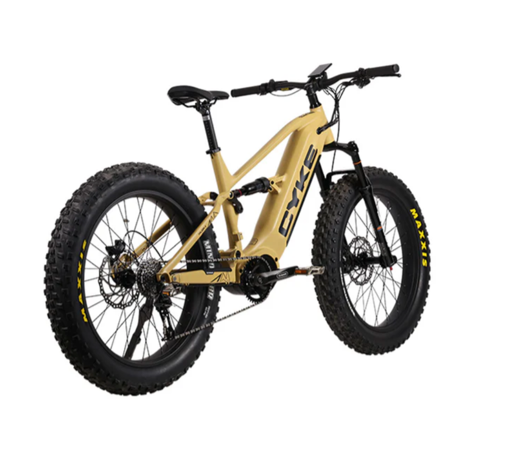 CYKE Falcon X Full Suspension MidDrive Electric Mountain Bike
