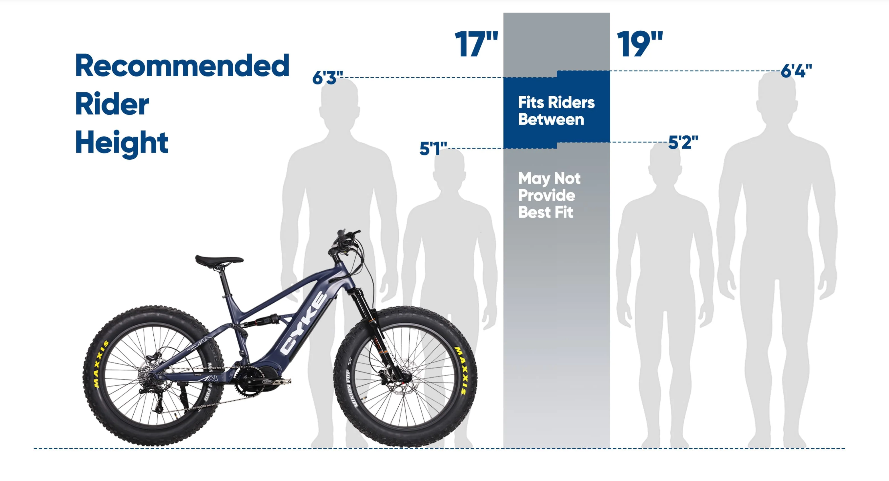 CYKE Falcon X Full Suspension MidDrive Electric Mountain Bike