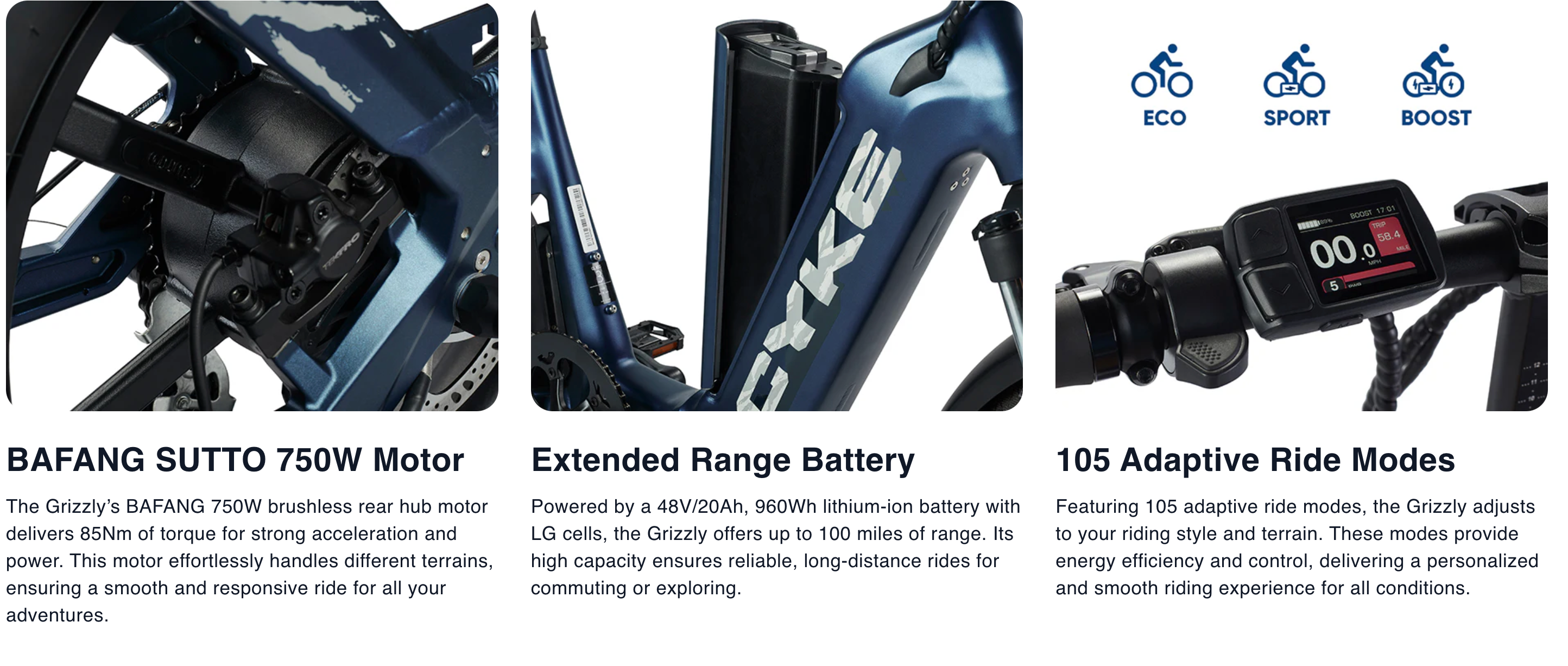 CYKE Grizzly Foldable Ebike