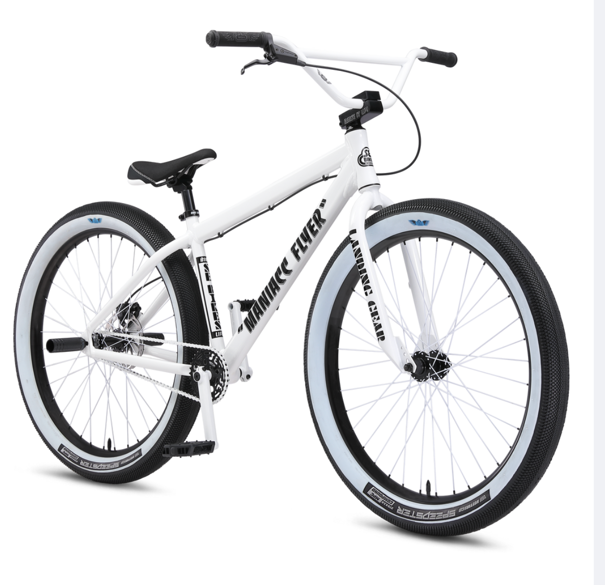 SE Bikes Maniacc Flyer  BMX Bike Arctic White 2026