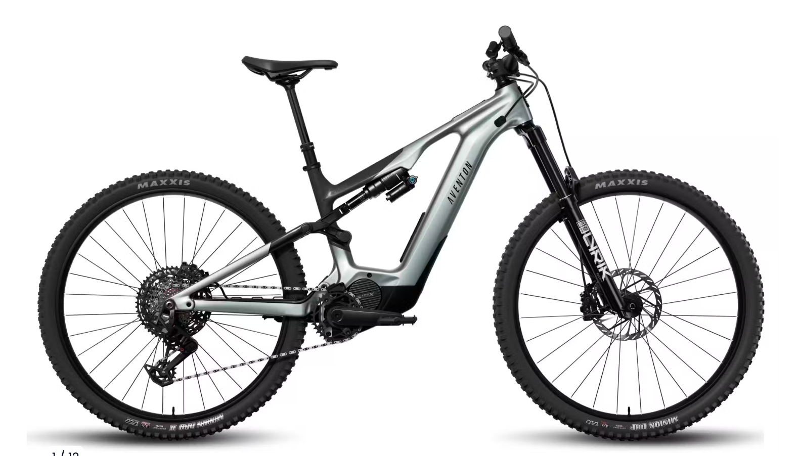 Aventon Current EXP Carbon Full Suspension Electric Mountain Bike 2026