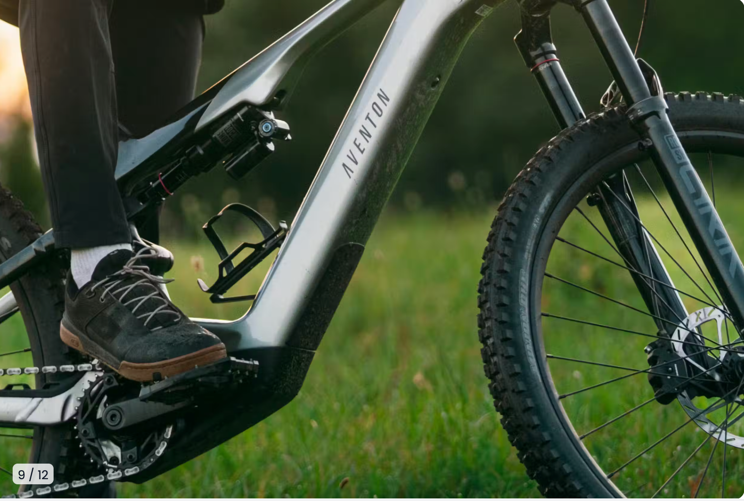 Aventon Current EXP Carbon Full Suspension Electric Mountain Bike 2026