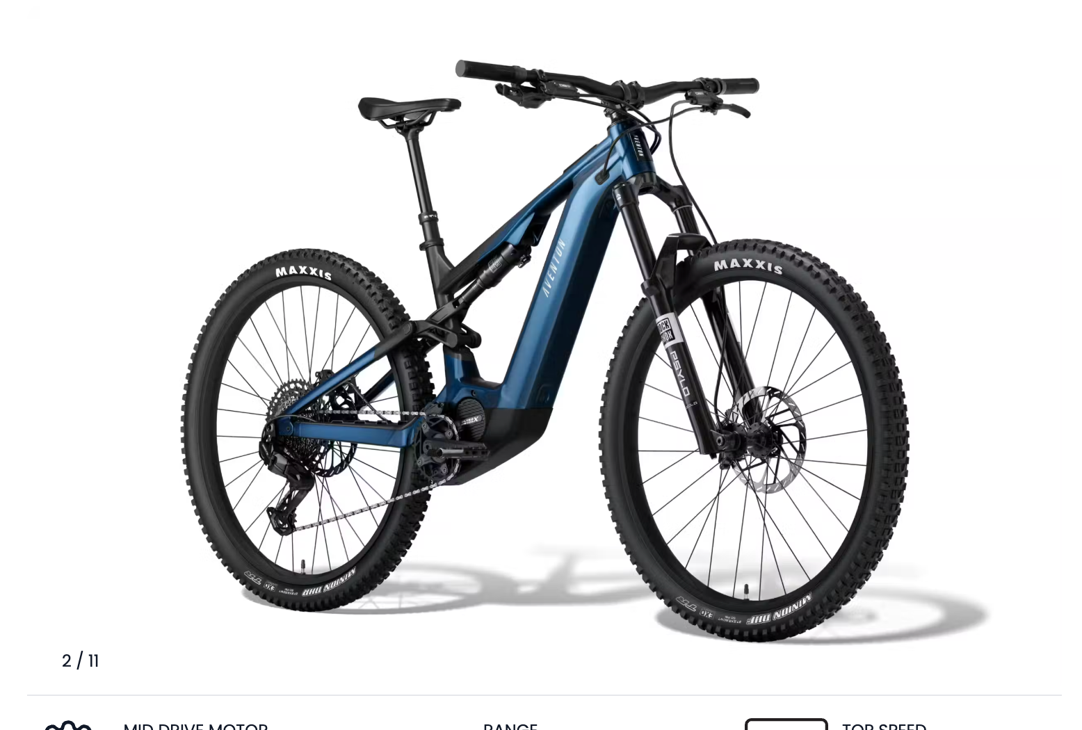 Aventon Current ADV Full Suspension Electric Mountain Bike 2026
