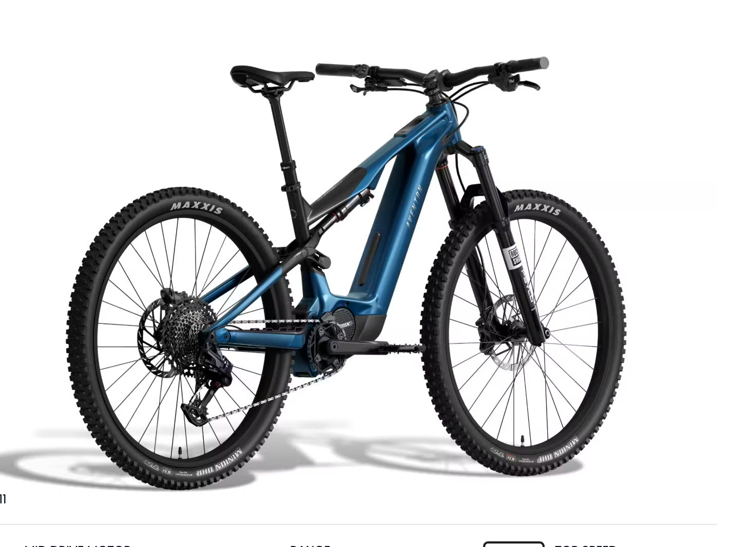 Aventon Current ADV Full Suspension Electric Mountain Bike 2026