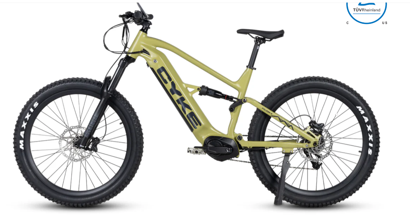CYKE Falcon A Full Suspension MidDrive Electric Mountain Bike