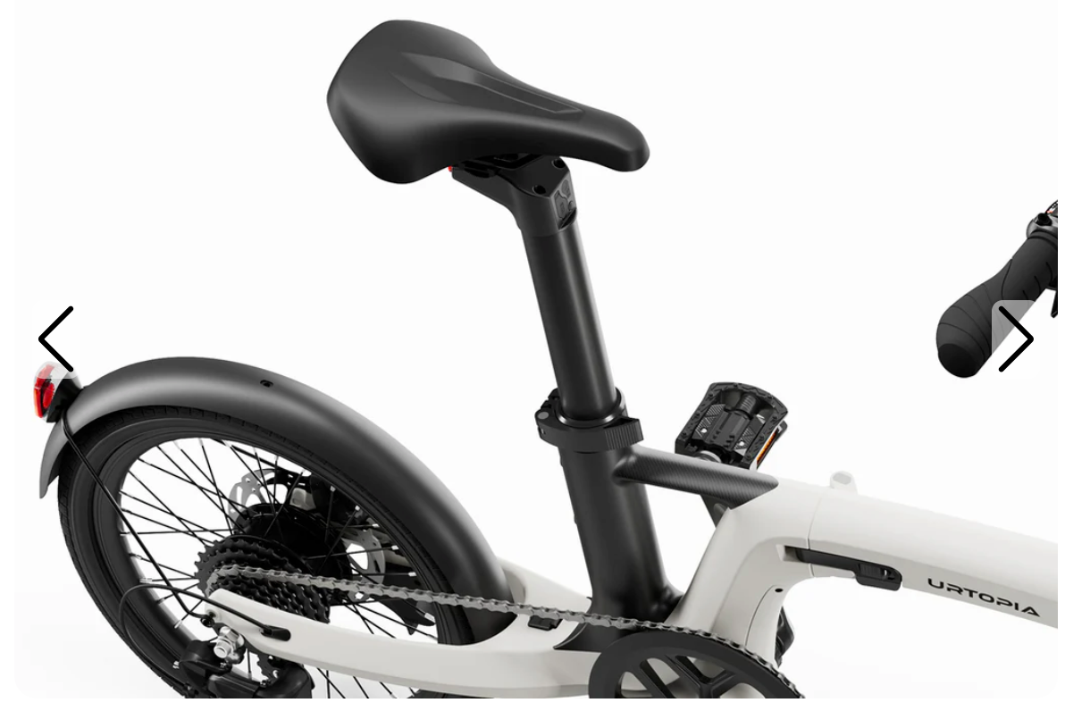 Urtopia Carbon Fold 2 Torque Electric Bike  BONUS