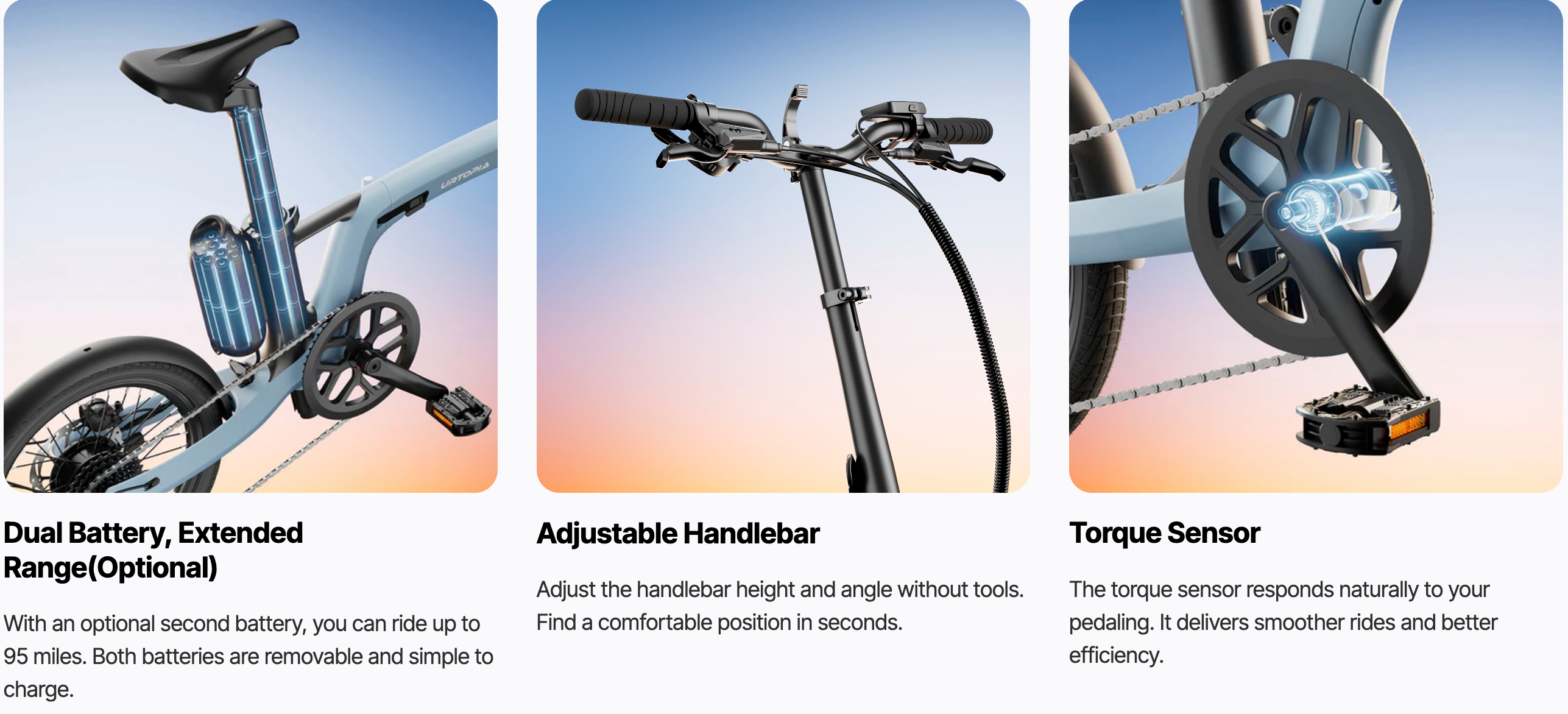 Urtopia Carbon Fold 2 Torque Electric Bike  BONUS