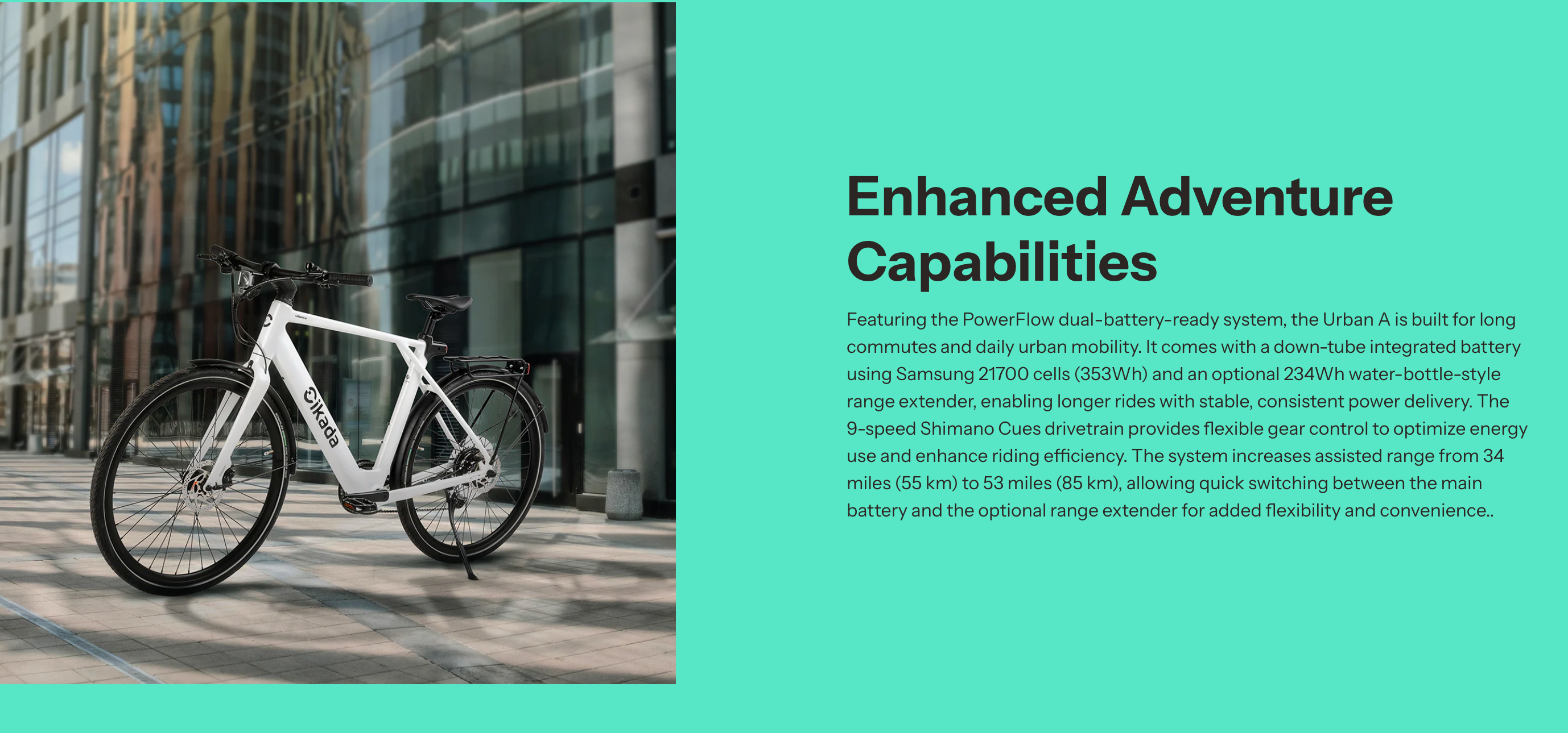 Cikada Urban Adventure Commuter Electric Bike