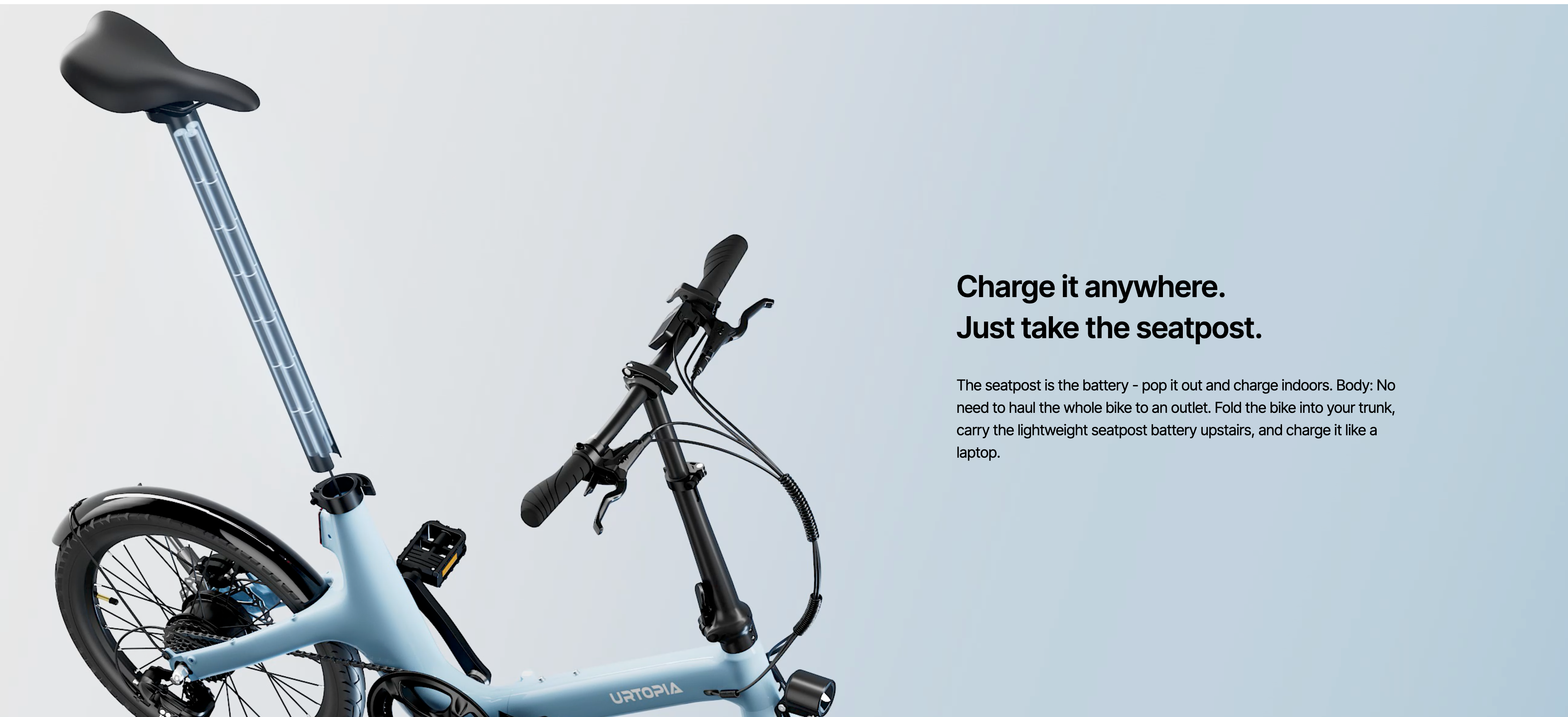 Urtopia Carbon Fold Step Thru Electric Bike