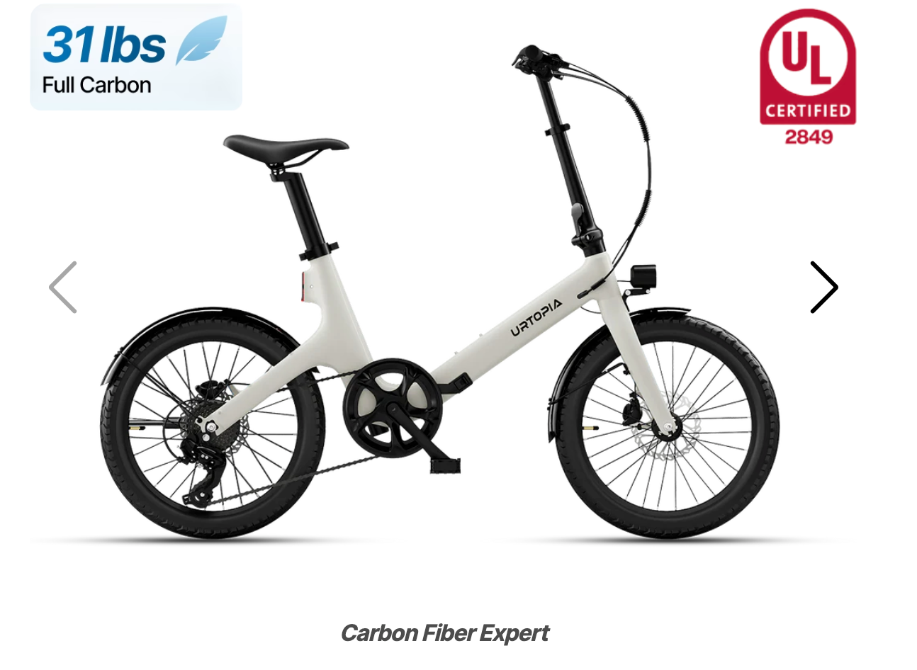 Urtopia Carbon Fold Step-Thru E-Bike