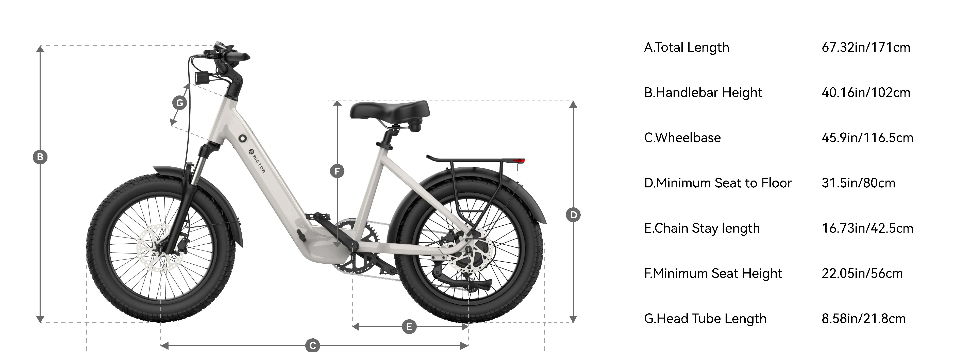Rictor Glyde Upright Electric Bike