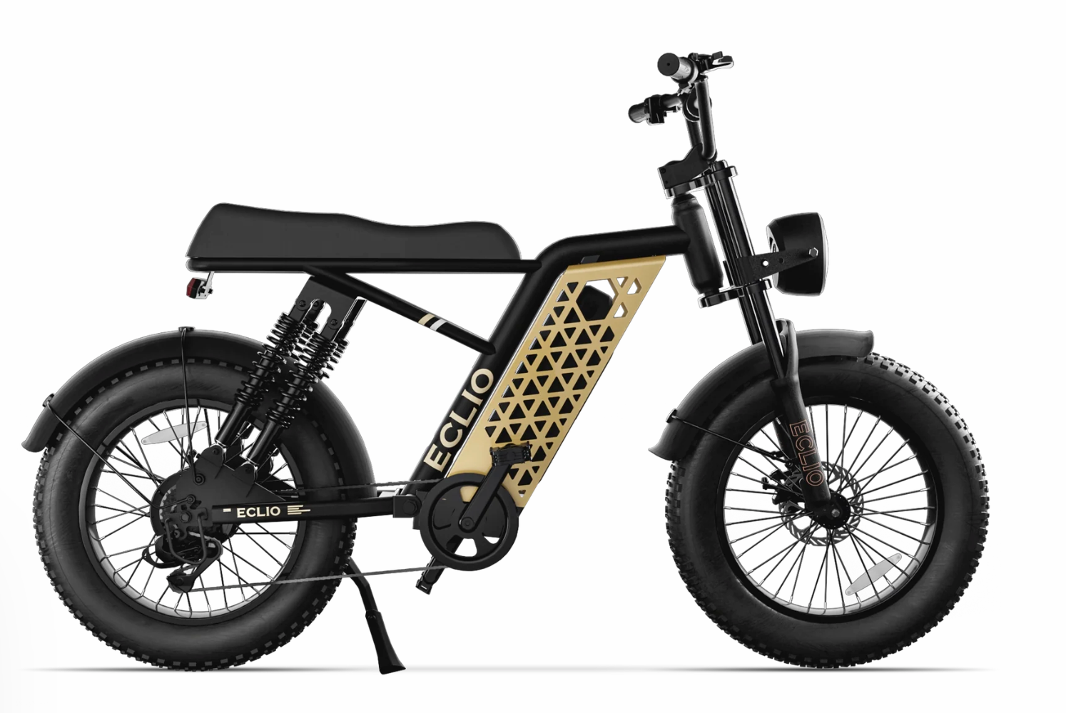 Eclio Vetus 1 Moto Style Full Suspension Electric Bike