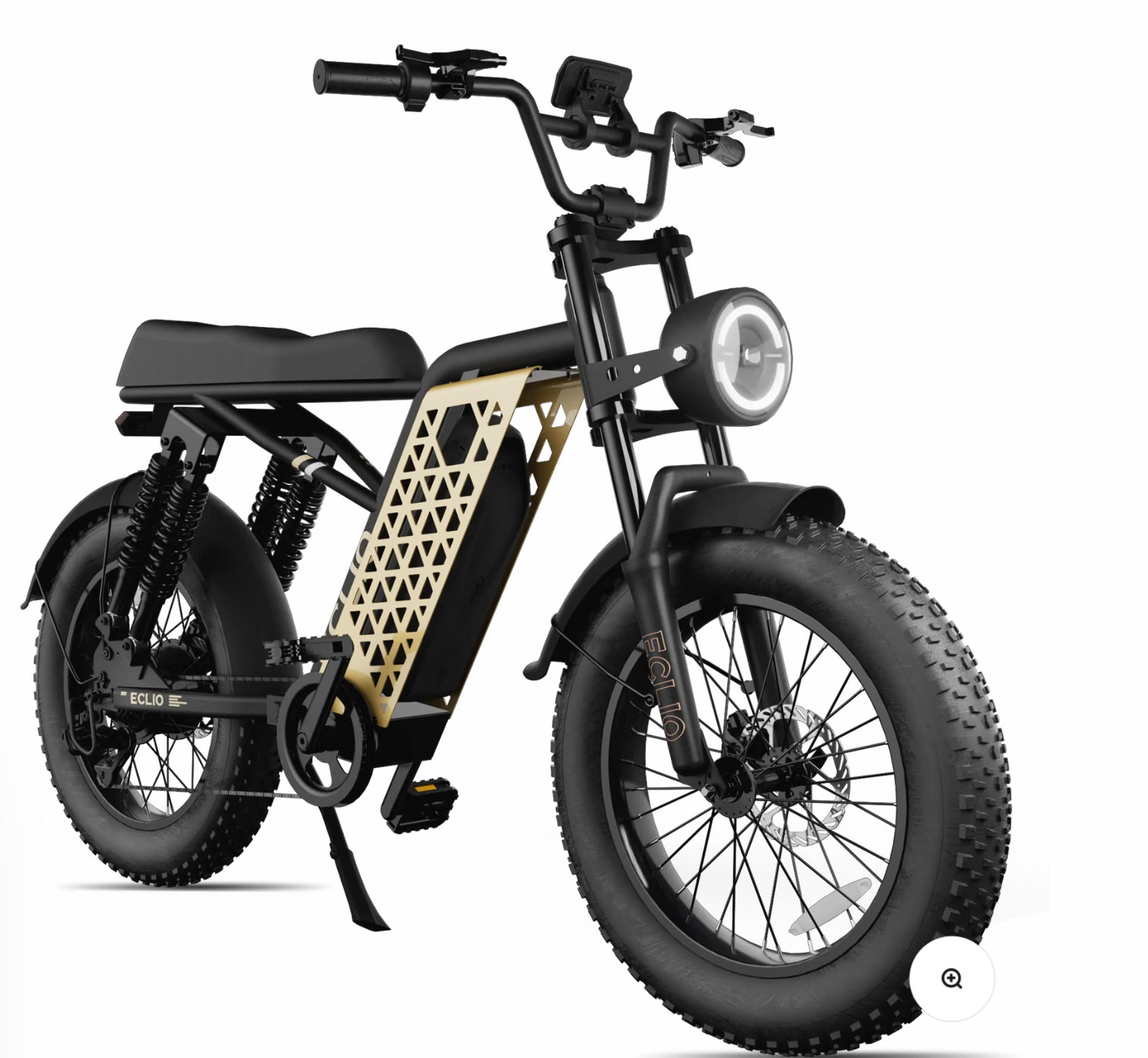Eclio Vetus 1 Moto Style Full Suspension Electric Bike