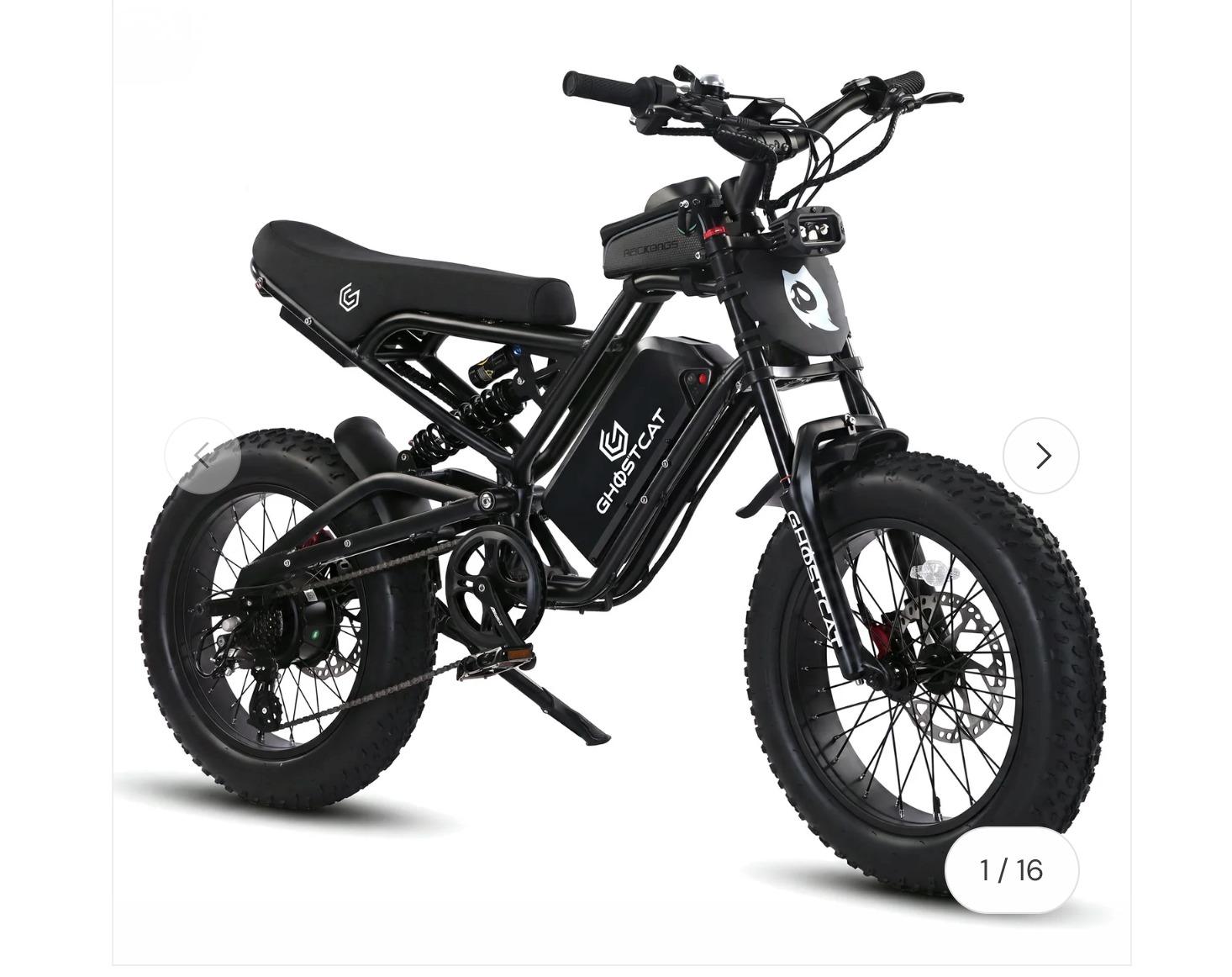 GHOSTCAT F3.3 1500W Full Suspension Electric Moto Bike