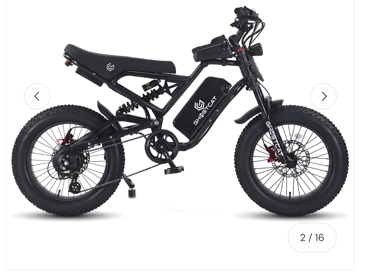 GHOSTCAT F3.3 1500W Full Suspension Electric Moto Bike