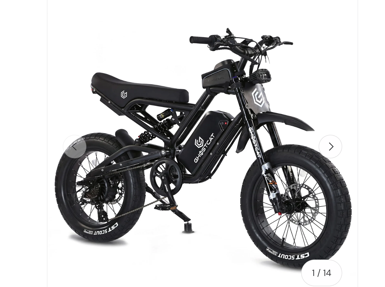 GHOSTCAT F3X Class 2 Full Suspension Electric Moto Bike
