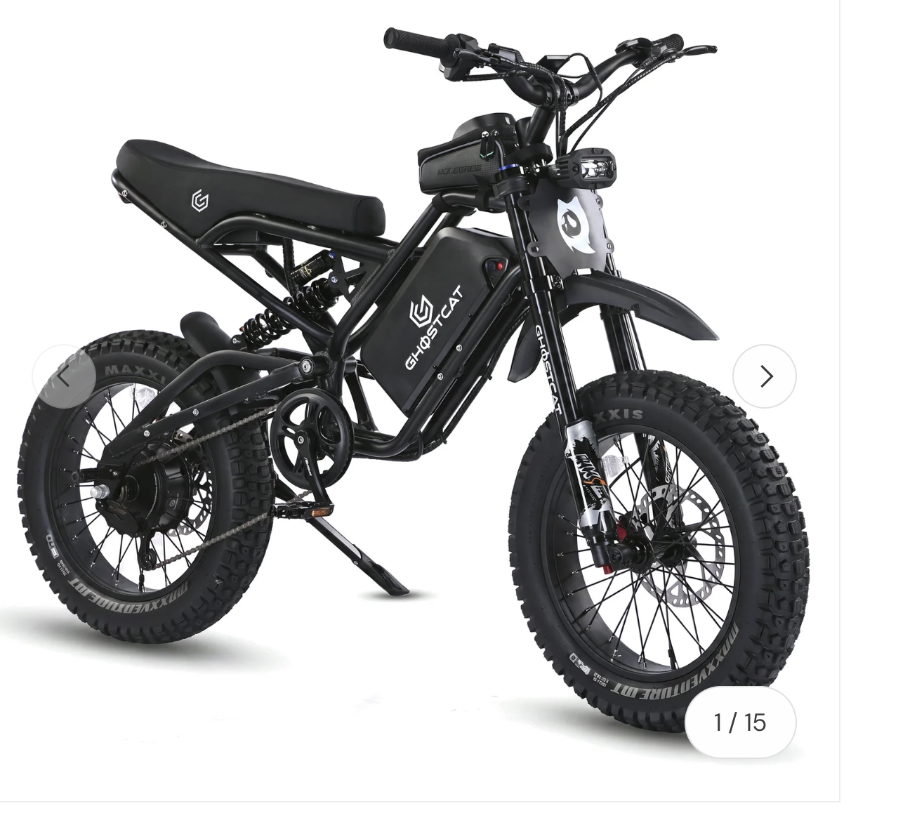 GHOSTCAT F4X Pro 1500W Full Suspension Electric Moto Bike