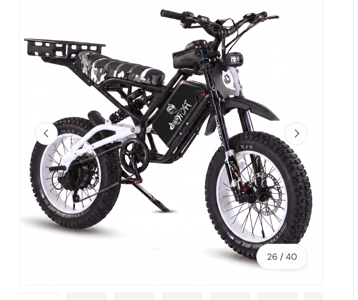 GHOSTCAT F4X Hunters Edition Full Bundle) Electric Moto Bike