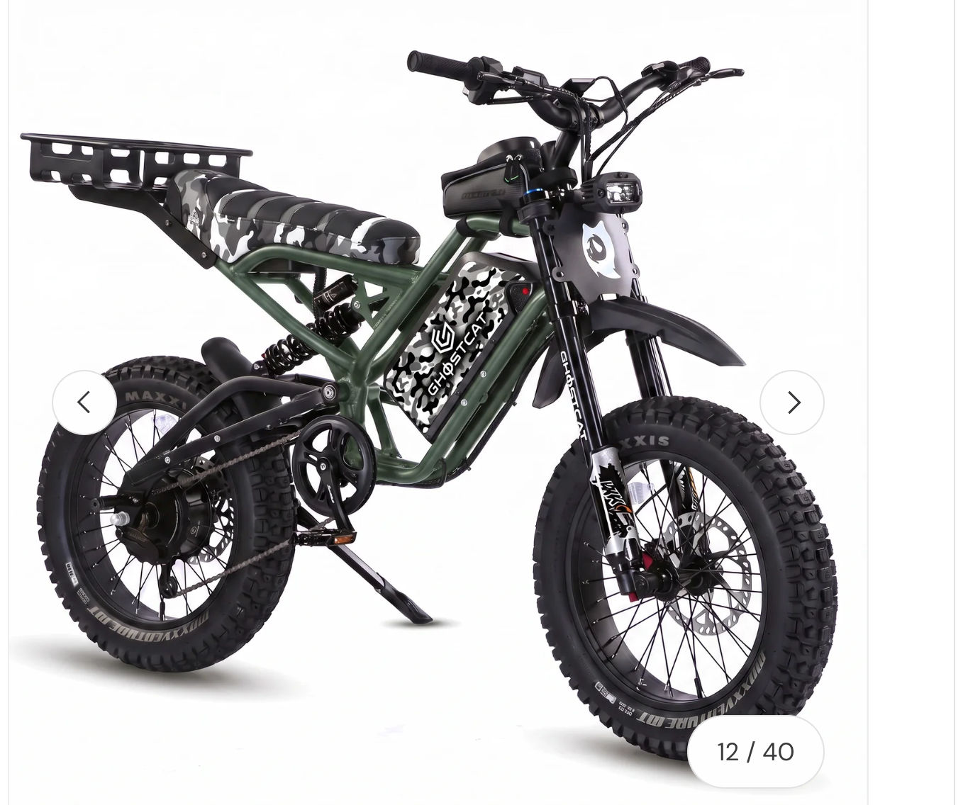 GHOSTCAT F4X Hunters Edition Full Bundle) Electric Moto Bike