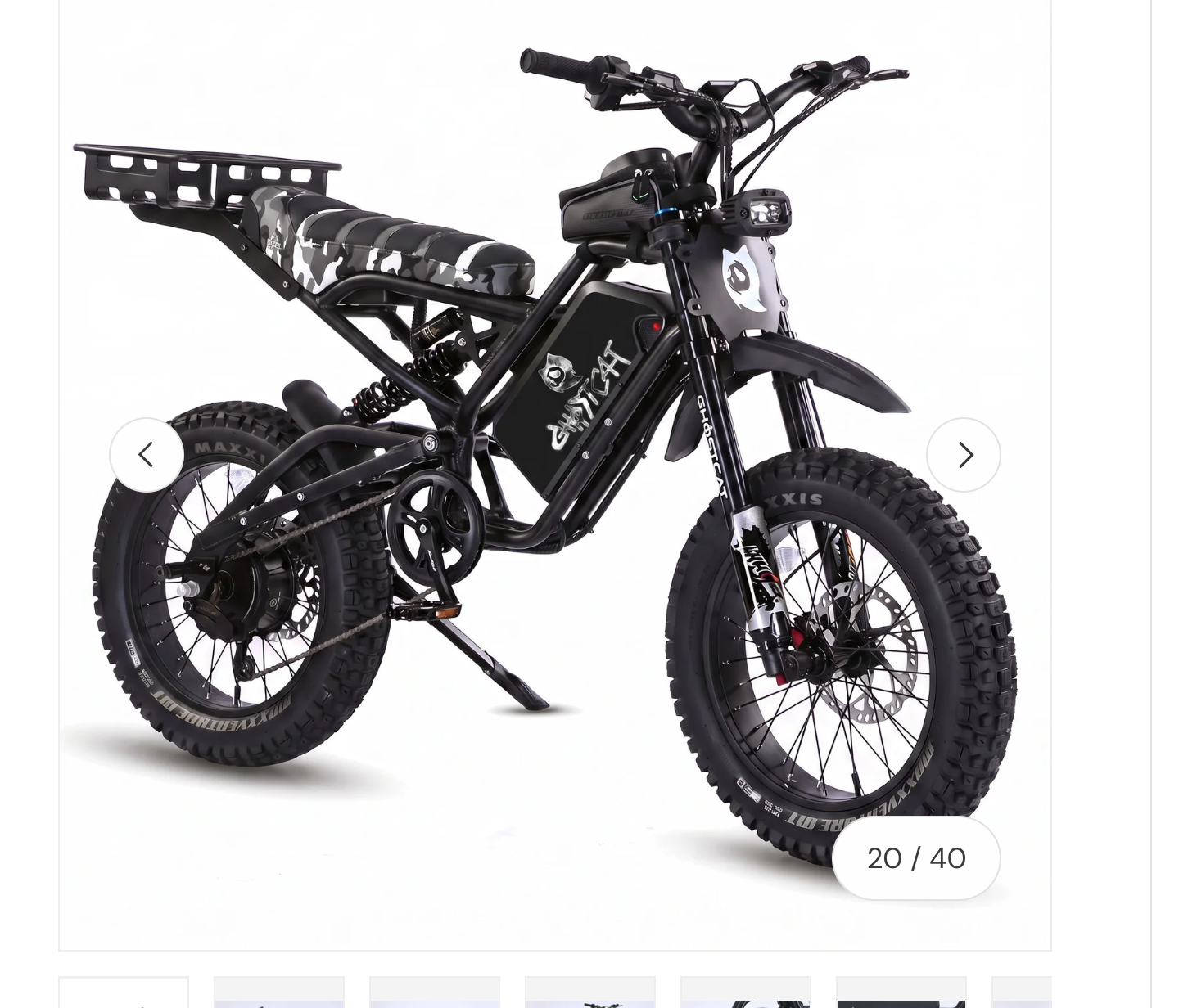 GHOSTCAT F4X Hunters Edition Full Bundle) Electric Moto Bike